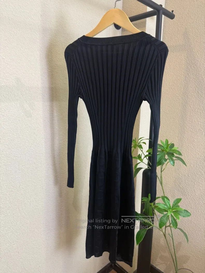 Hermes Hermes Black Knit Dress Size XXS / US 00 / IT 34 - 2 Thumbnail