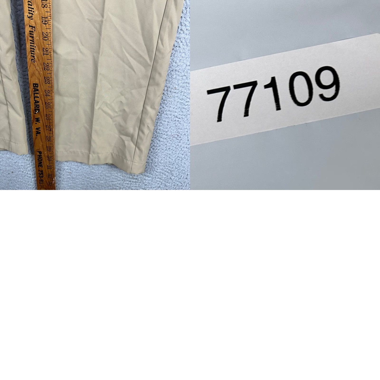 Haggar Haggar Men Performance Slacks Pants 38X32 Beige Straight Fit Chino Pockets NEW Size US 38 / EU 54 - 8 Thumbnail
