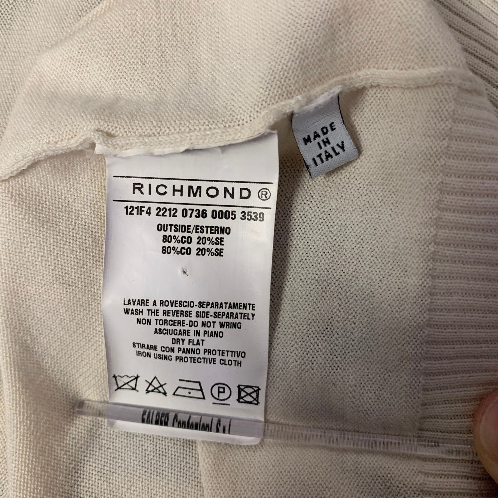 John Richmond JOHN RICHMOND S Cream Tan Dragon Print Cotton Silk Cardigan Size US S / EU 44-46 / 1 - 9 Thumbnail