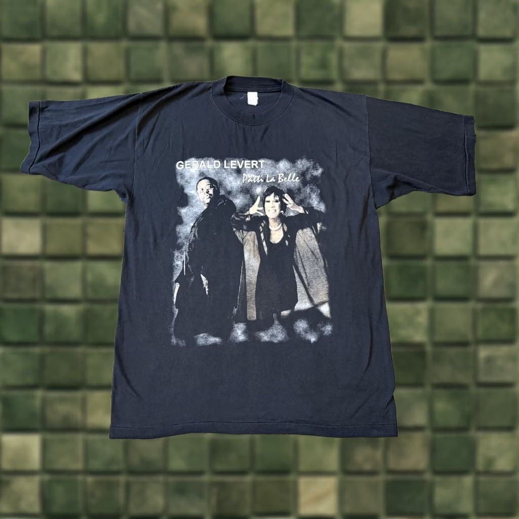 Vintage VINTAGE Gerald Levert Patti LaBelle 90s R&B Soul Pop Band Rap Tee Concert T Shirt Lg Black Size US L / EU 52-54 / 3 - 1 Thumbnail