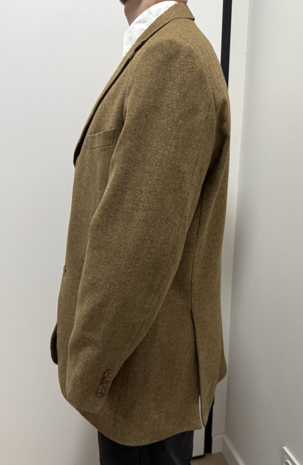 Loro Piana Mens Blazer Ing Loro Piana Cashmere Coarsehair Goat Wool Size 44L - 5 Thumbnail