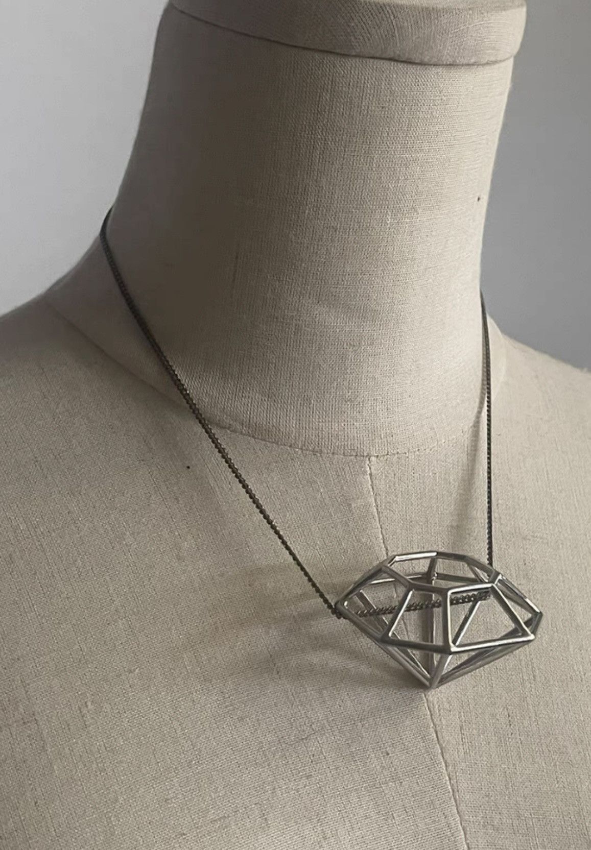 Maison Margiela Maison Martin Margiela｜Diamond hollow necklace Size ONE SIZE - 2 Thumbnail