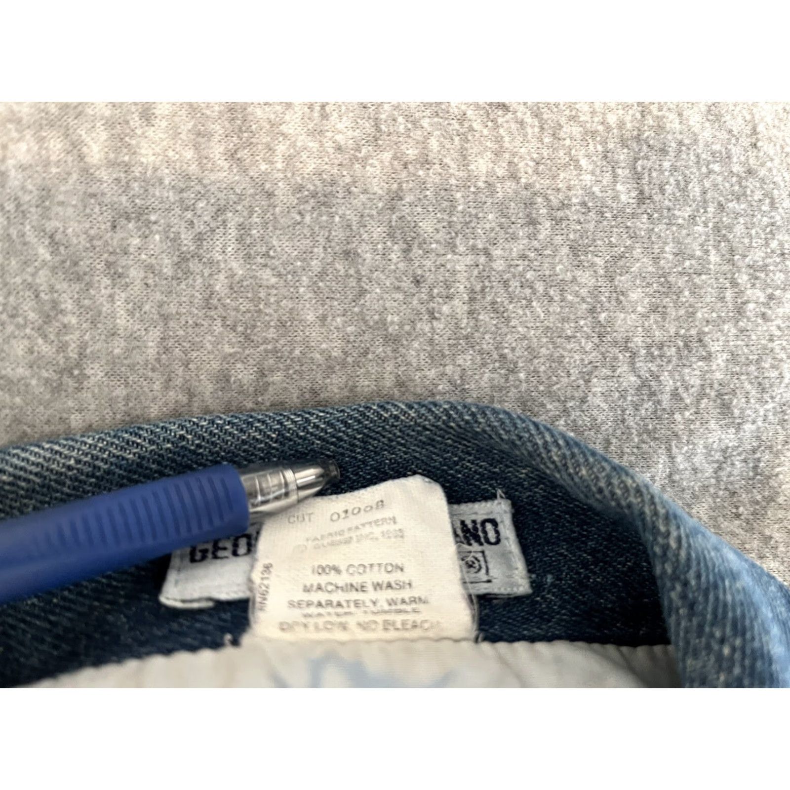 Guess VINTAGE GUESS Denim Jacket Georges Marciano Medium Made in USA Blue 10825 Men Jacket/ Jacket 1983 Size US M / EU 48-50 / 2 - 3 Thumbnail