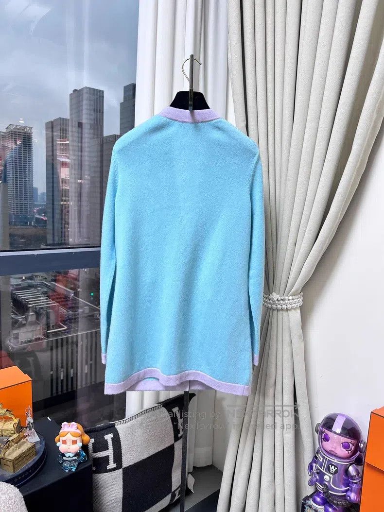 Chanel Chanel 24C early spring vacation blue light purple rolled Size XS / US 0-2 / IT 36-38 - 3 Thumbnail