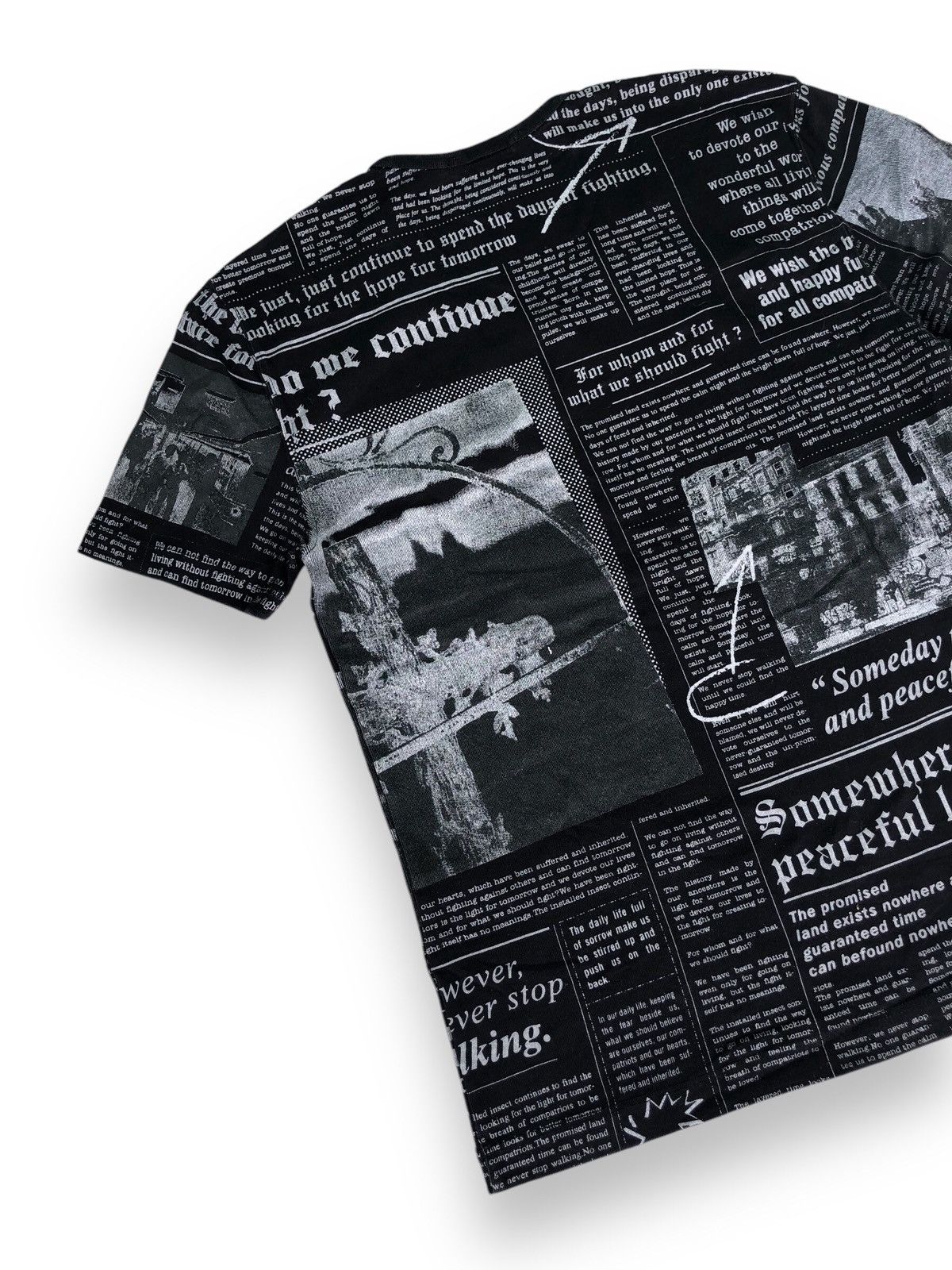 14th Addiction × Hysteric Glamour × Nicole Club Nicole Club For Men Y2K Style T-shirt Size US S / EU 44-46 / 1 - 7 Thumbnail