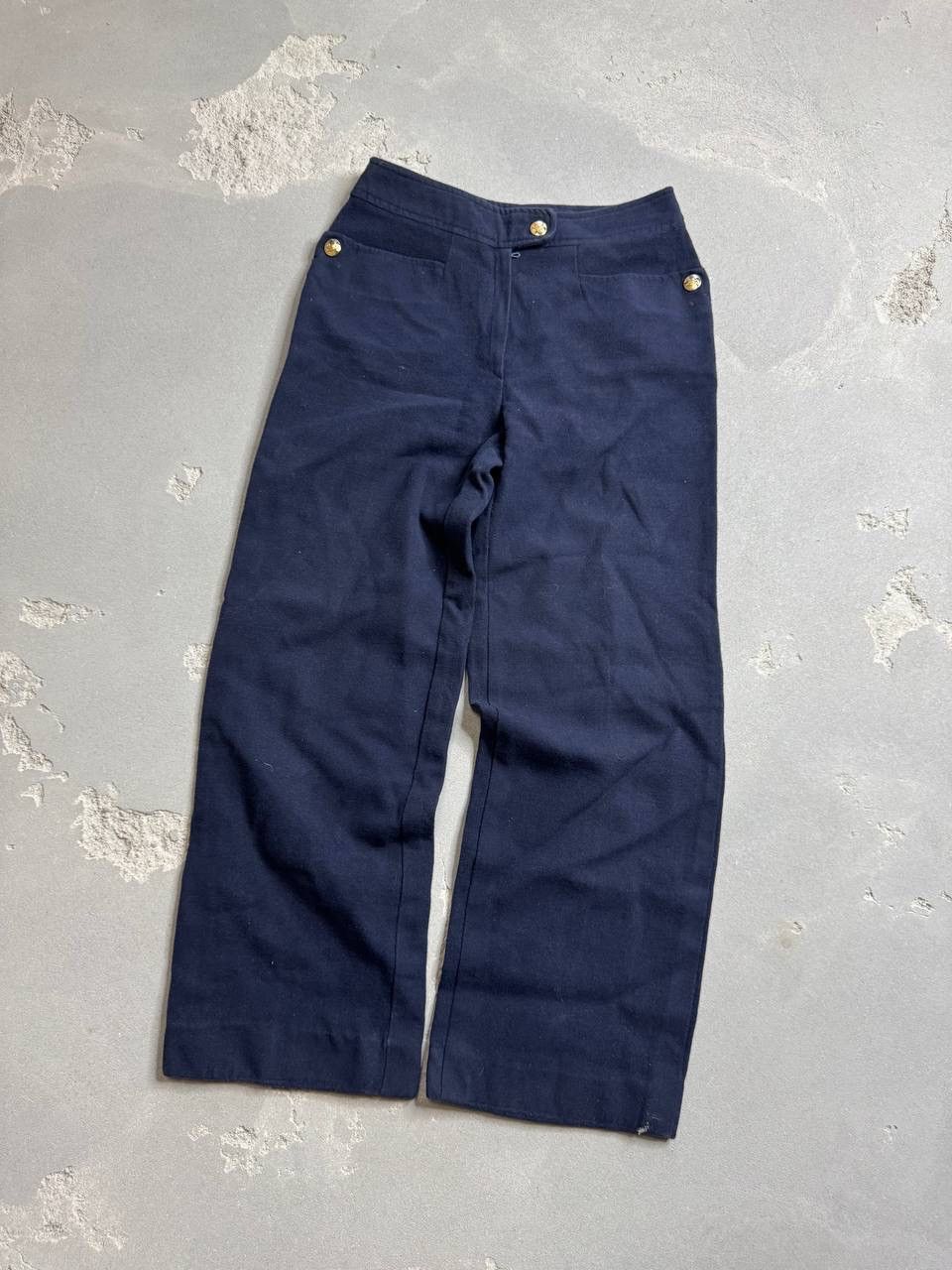 Celine Vintage Celine Blue Pants Size 30" / US 8 / IT 44 - 1 Thumbnail