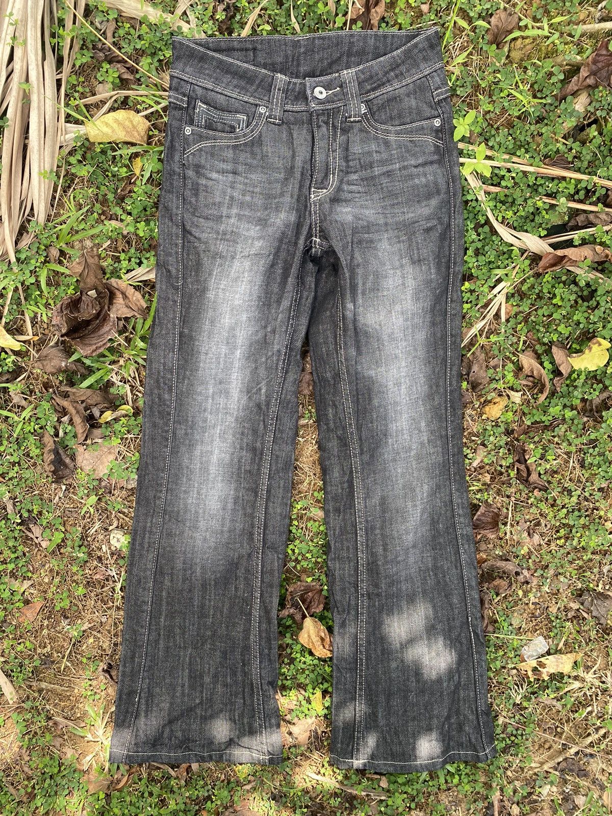 Japanese Brand black denim Size 24" / US 00 / IT 34 - 1 Thumbnail