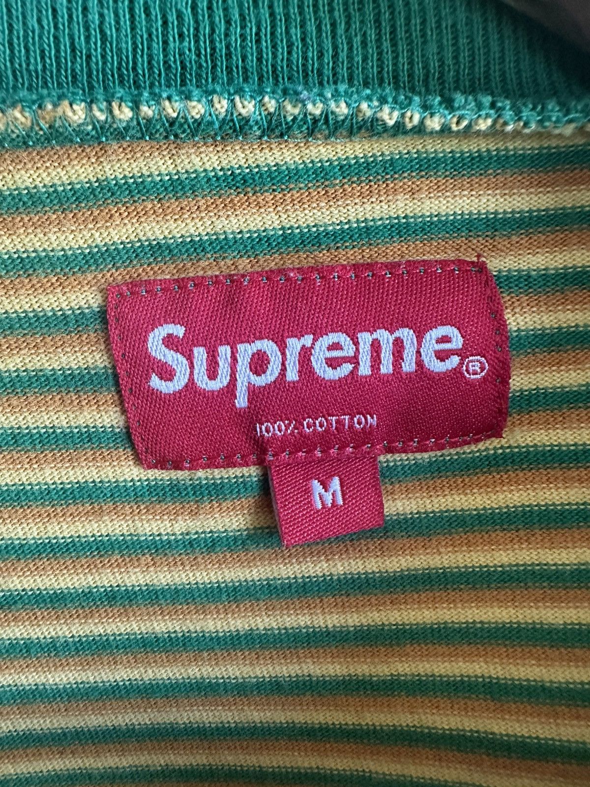 Supreme Supreme SS16 Striped Tee Size US M / EU 48-50 / 2 - 3 Thumbnail