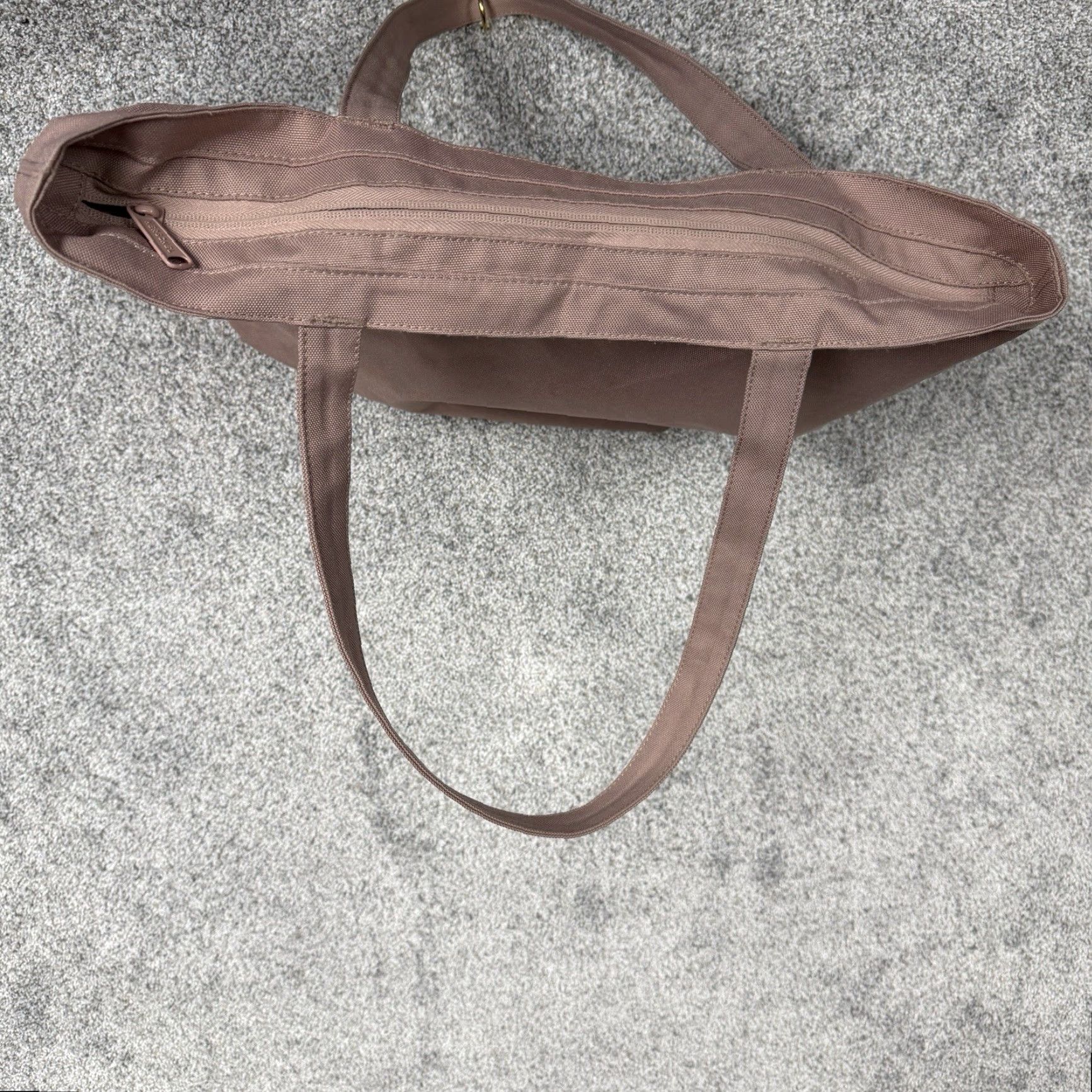 Vintage Herschel Tote Bag Mica Ash Rose Pink Canvas 17.5x6 Large Travel School Everyday Womens Size ONE SIZE - 6 Thumbnail
