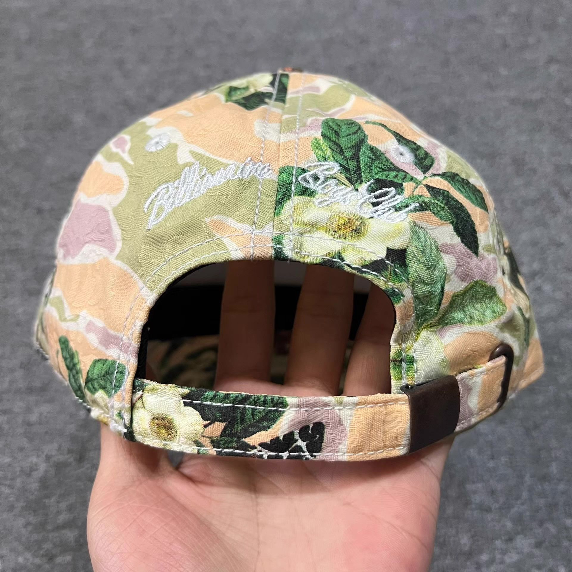 Billionaire Boys Club BBC Embossed Floral Curved Brim Baseball Cap Q7 Size ONE SIZE - 8 Thumbnail