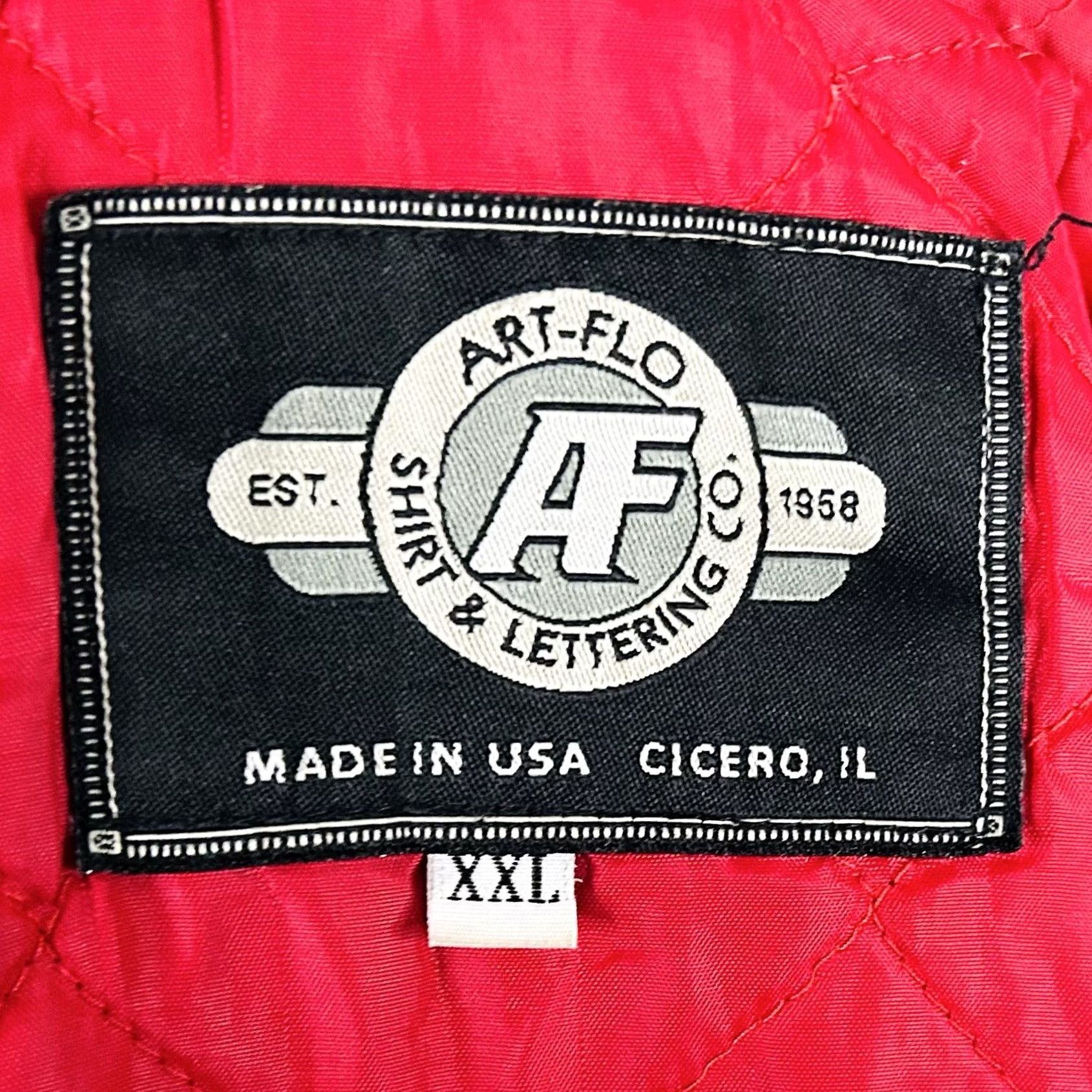 Vintage ART-FLO 2XL Vintage USA Made Canvas Work Jacket Tan Cotton Heavily Distressed Size US XXL / EU 58 / 5 - 3 Thumbnail