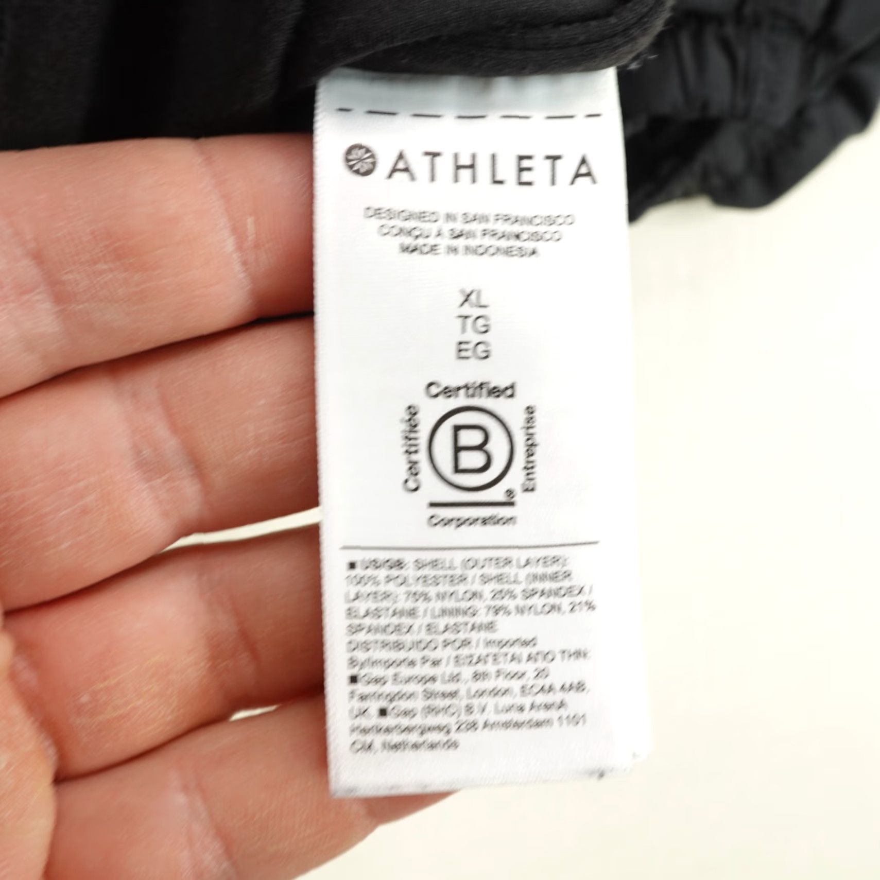 Athleta Athleta Jacket Womens XL Black Bomber Jacket Zip Up Windbreaker Performance Coat Ruched Size XL / US 12-14 / IT 48-50 - 5 Thumbnail