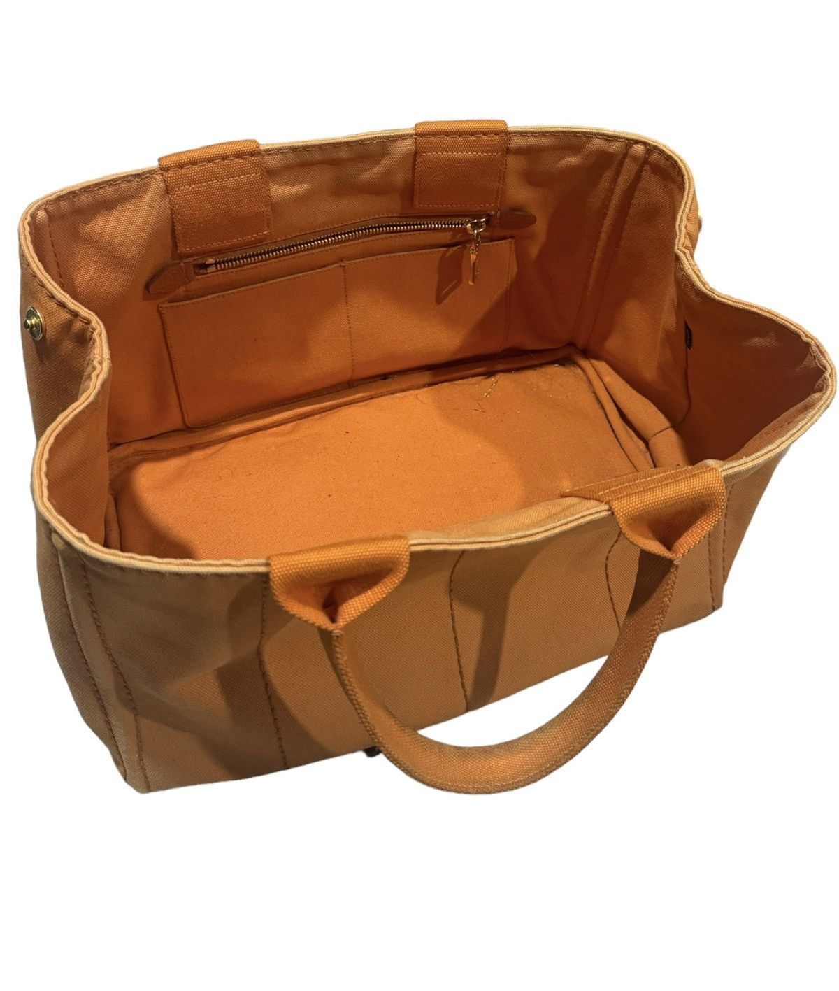 Prada Prada Papaya Canapé Tote Authentic Size ONE SIZE - 4 Thumbnail