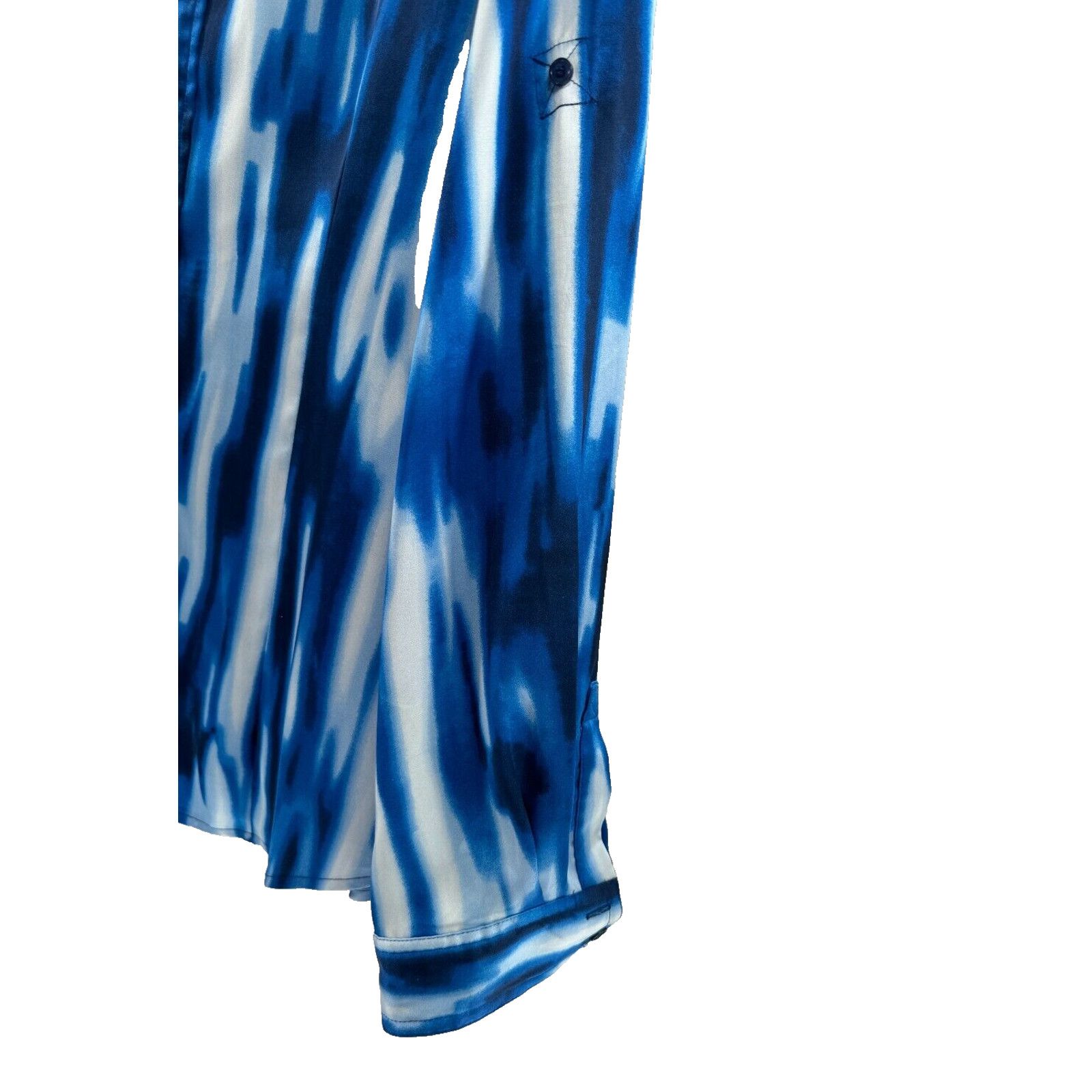 Calvin Klein Calvin Klein Retro Modern Blue White Tie Dye Stripe Shirt L Size L / US 10 / IT 46 - 4 Thumbnail