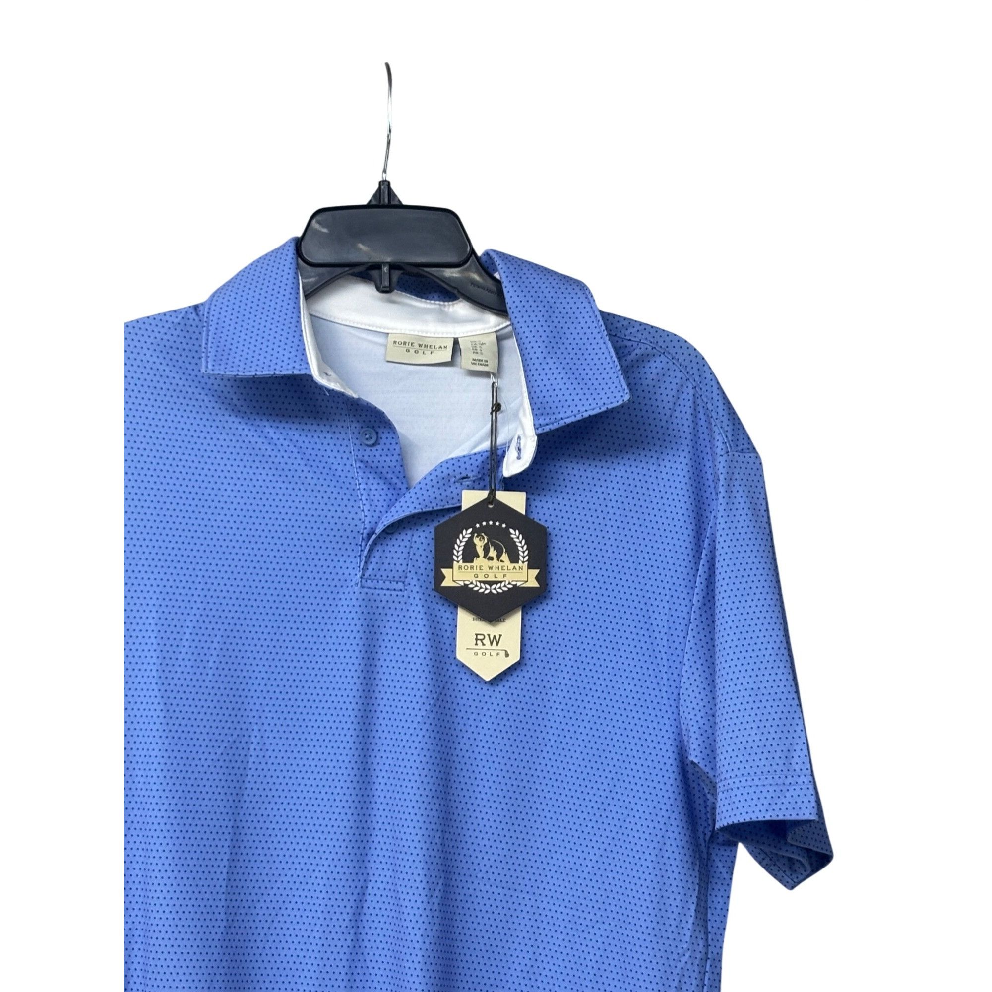 Other Rorie Whelan Golf Men's Polka Dot Performance Polo Shirt, B Size US S / EU 44-46 / 1 - 7 Thumbnail