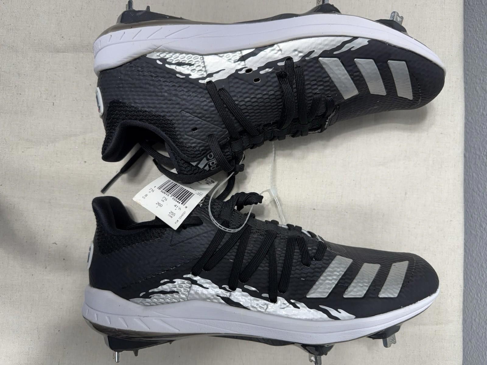 Adidas Adidas Afterburner 6 Speed Trap Black Baseball Men's 8 Size ONE SIZE - 8 Thumbnail
