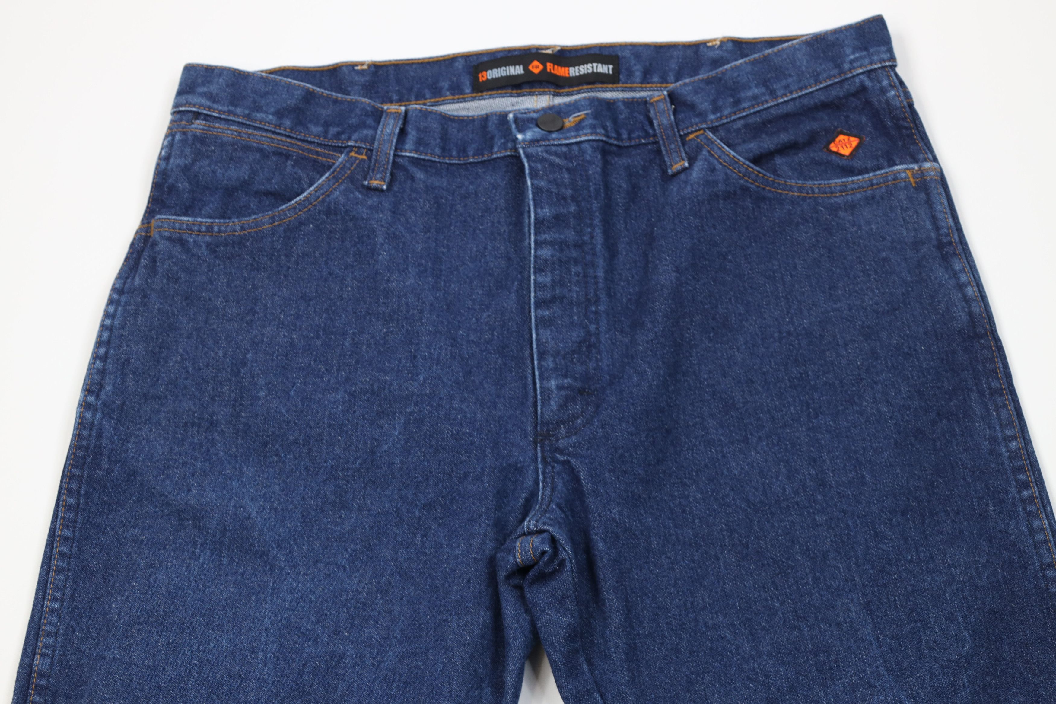 Wrangler Wrangler FR Fire Flame Resistant Bootcut Denim Jeans Size US 36 / EU 52 - 2 Thumbnail