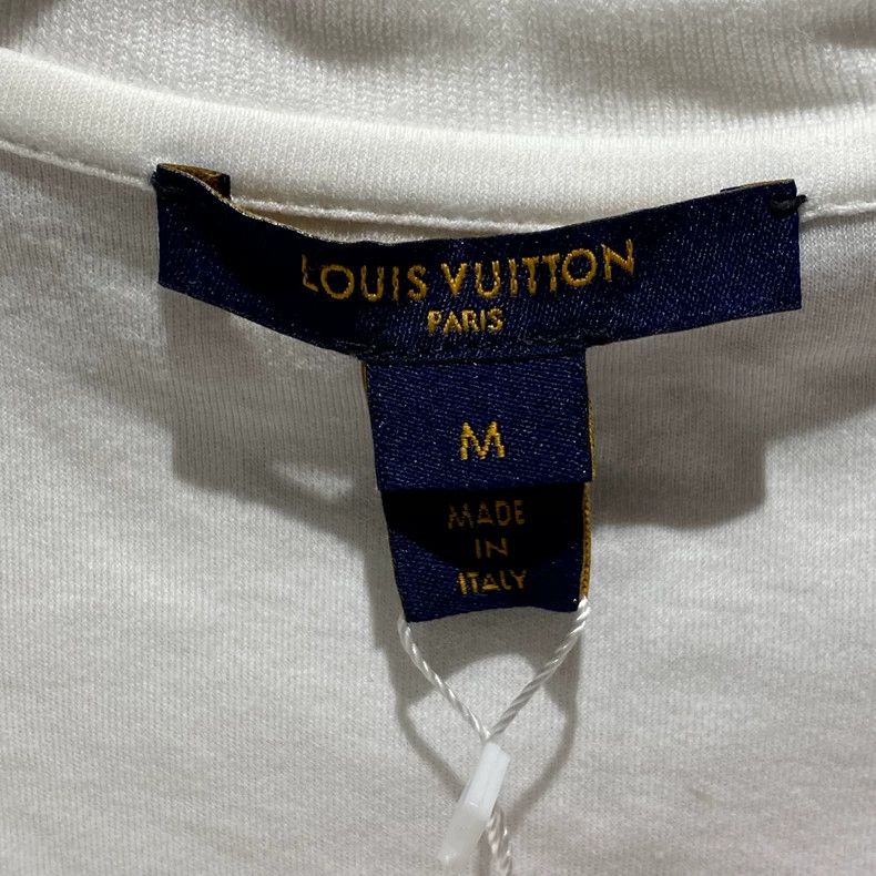 Louis Vuitton Louis Vuitton White embroidered logo short sleeve Size US M / EU 48-50 / 2 - 3 Thumbnail