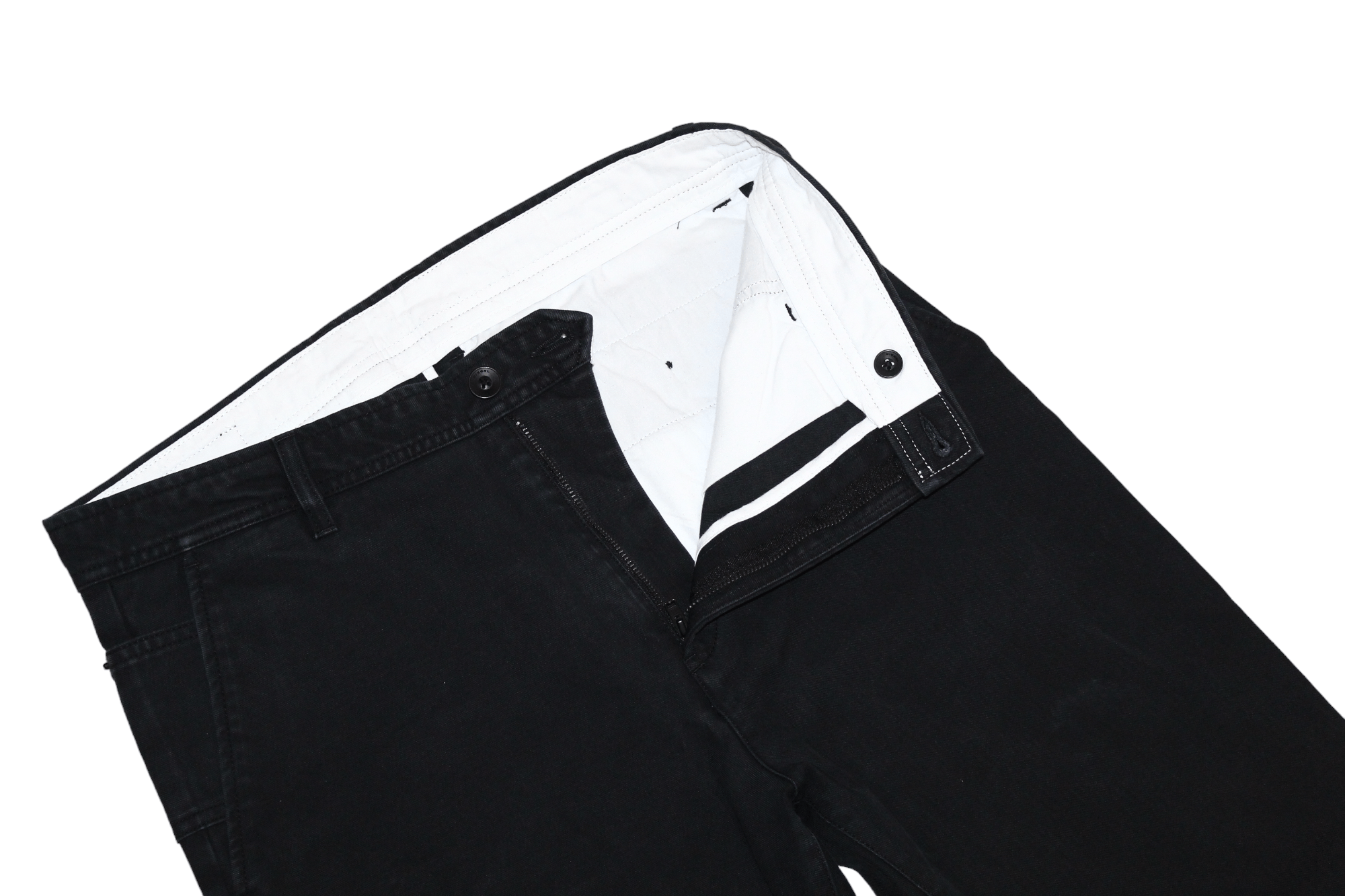 Diesel Diesel Black P-Jared-NL Slim Fit Twill Chino Cargo Trousers Size US 33 - 1 Thumbnail