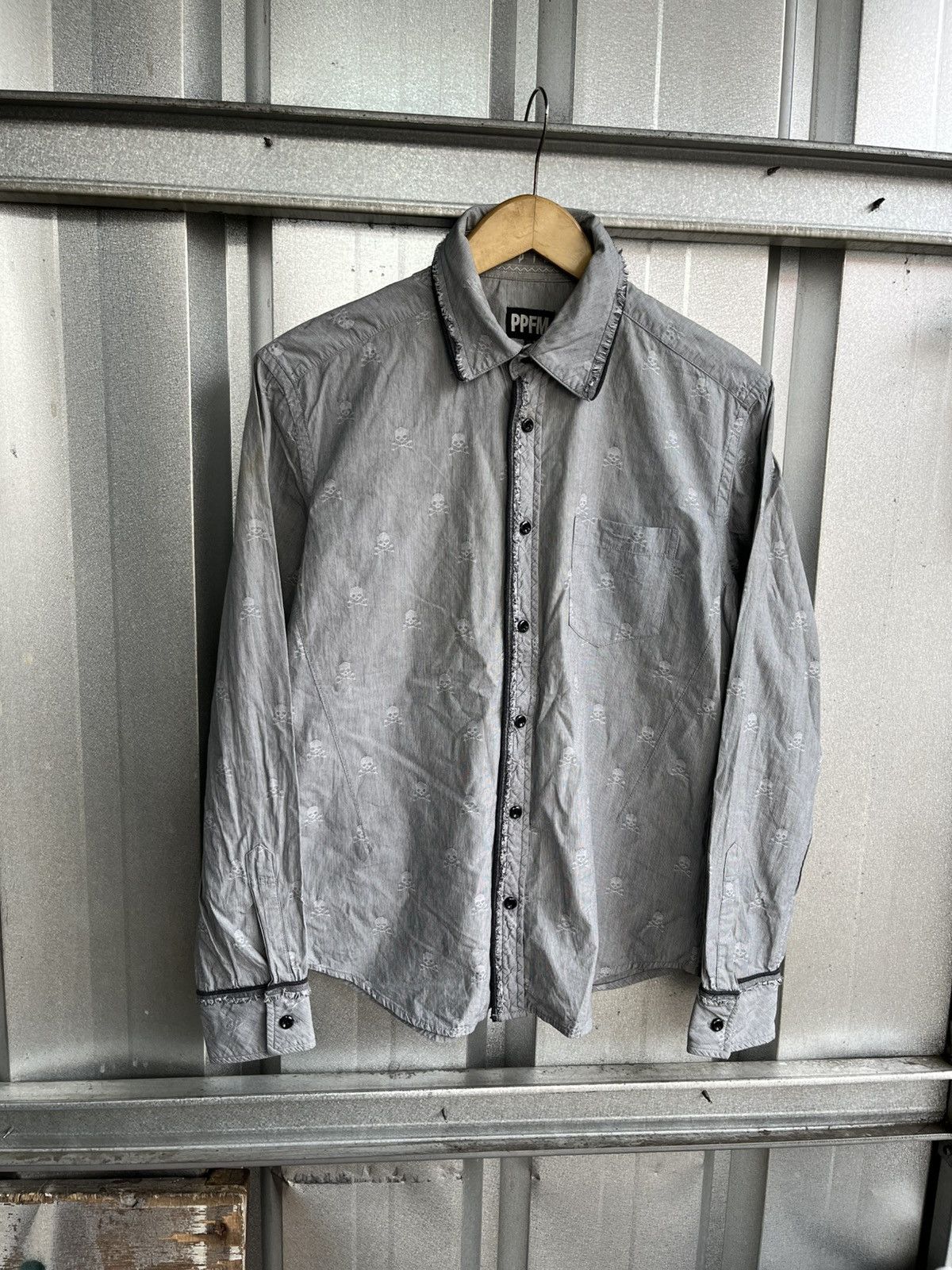 PPFM Vintage rare ppfm skull button shirt /cdg/vivsim/undercover Size US M / EU 48-50 / 2 - 5 Thumbnail