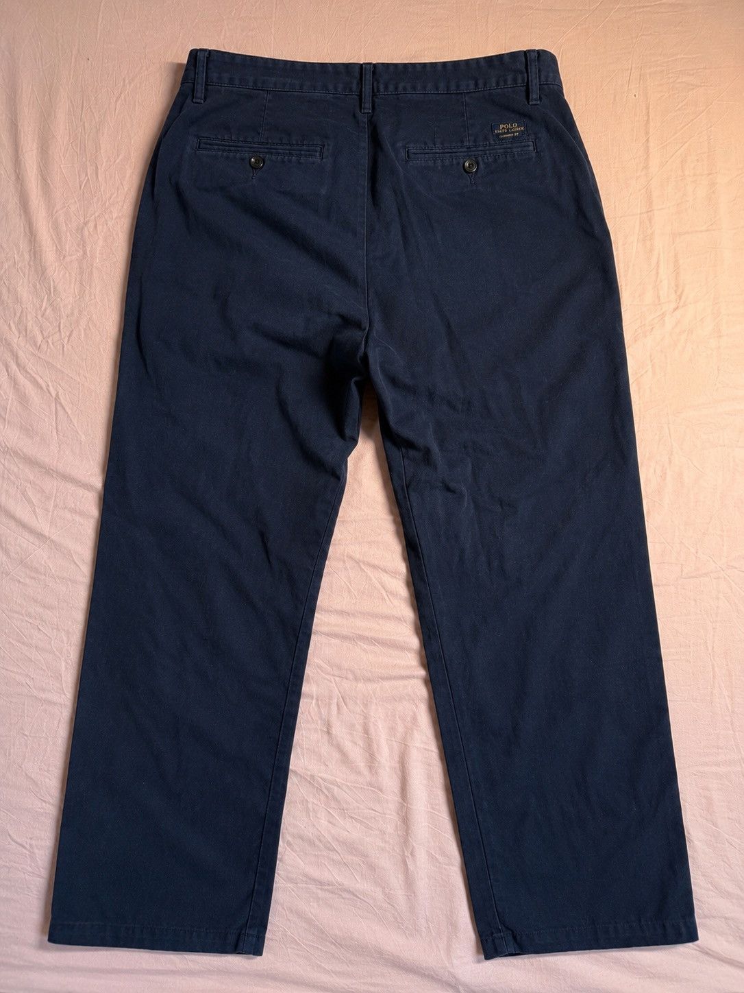 Polo Ralph Lauren Polo Ralph Lauren Navy Chino Pants Vintage Straight Fit Size US 32 / EU 48 - 2 Thumbnail