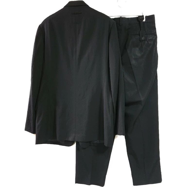 Yohji Yamamoto Yohji Yamamoto size 2 2000ss Defective Wool Suit Size 36R - 2 Thumbnail