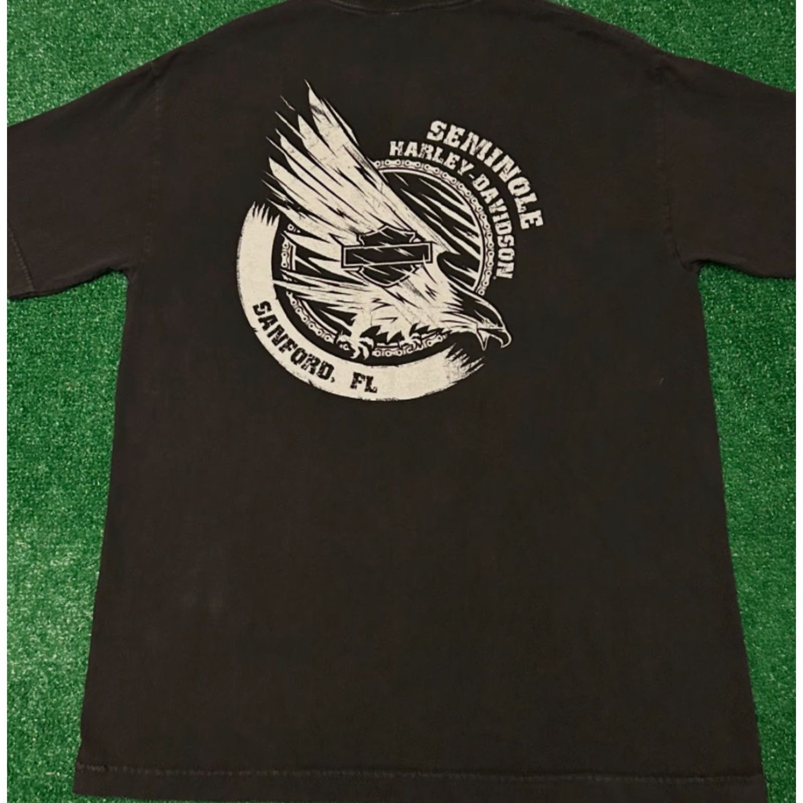 Harley Davidson Vintage Harley Davidson Shirt Mens Large Y2K Biker Logo Skull Florida VTG 2016 Size US L / EU 52-54 / 3 - 2 Thumbnail