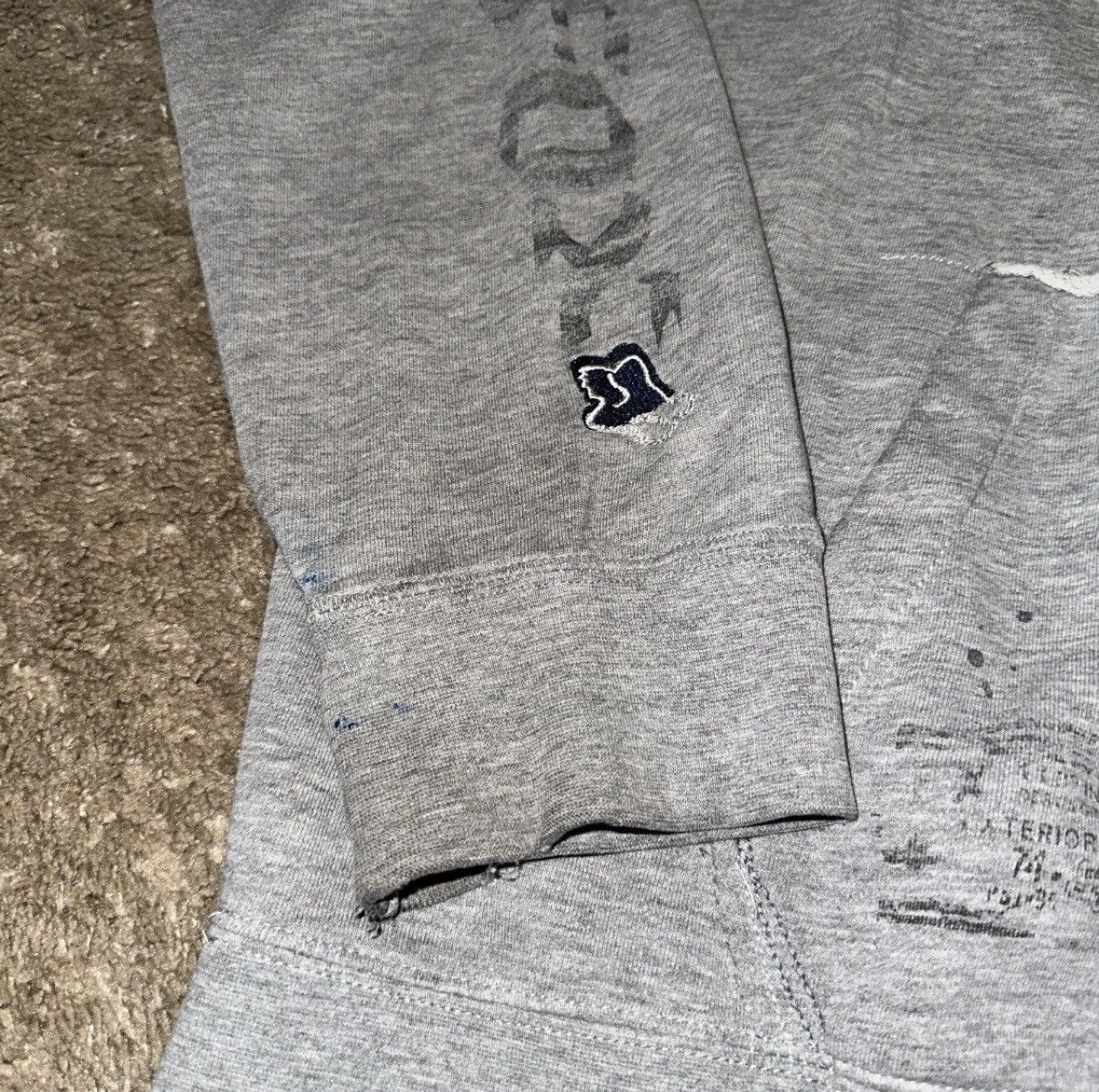 Fox Racing Vintage Fox Racing Hoodie Grunge Y2K Pullover Size US XL / EU 56 / 4 - 3 Thumbnail