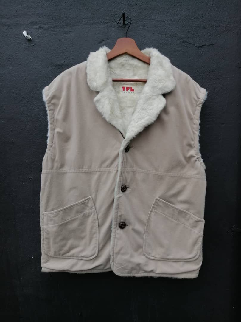 Designer × Japanese Brand YFL Planet Made In Japan Fur Sleeveless Jacket Size US M / EU 48-50 / 2 - 2 Thumbnail