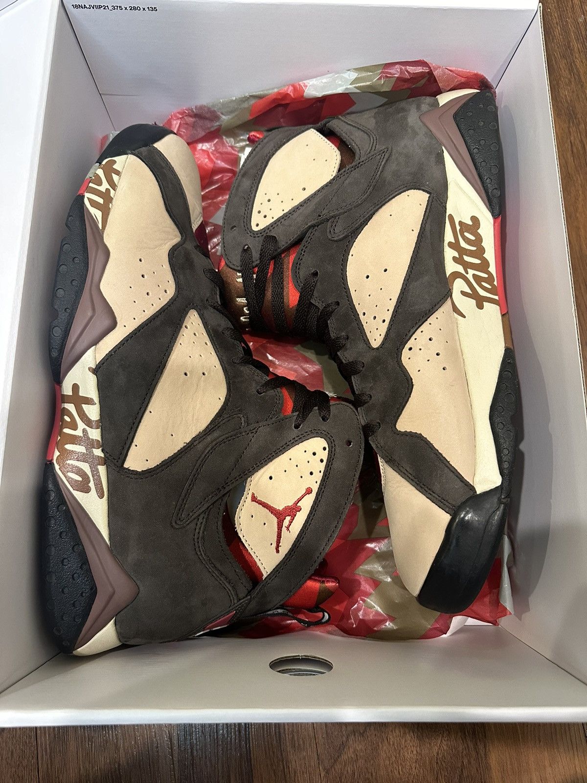 patta shimmer jordan 7