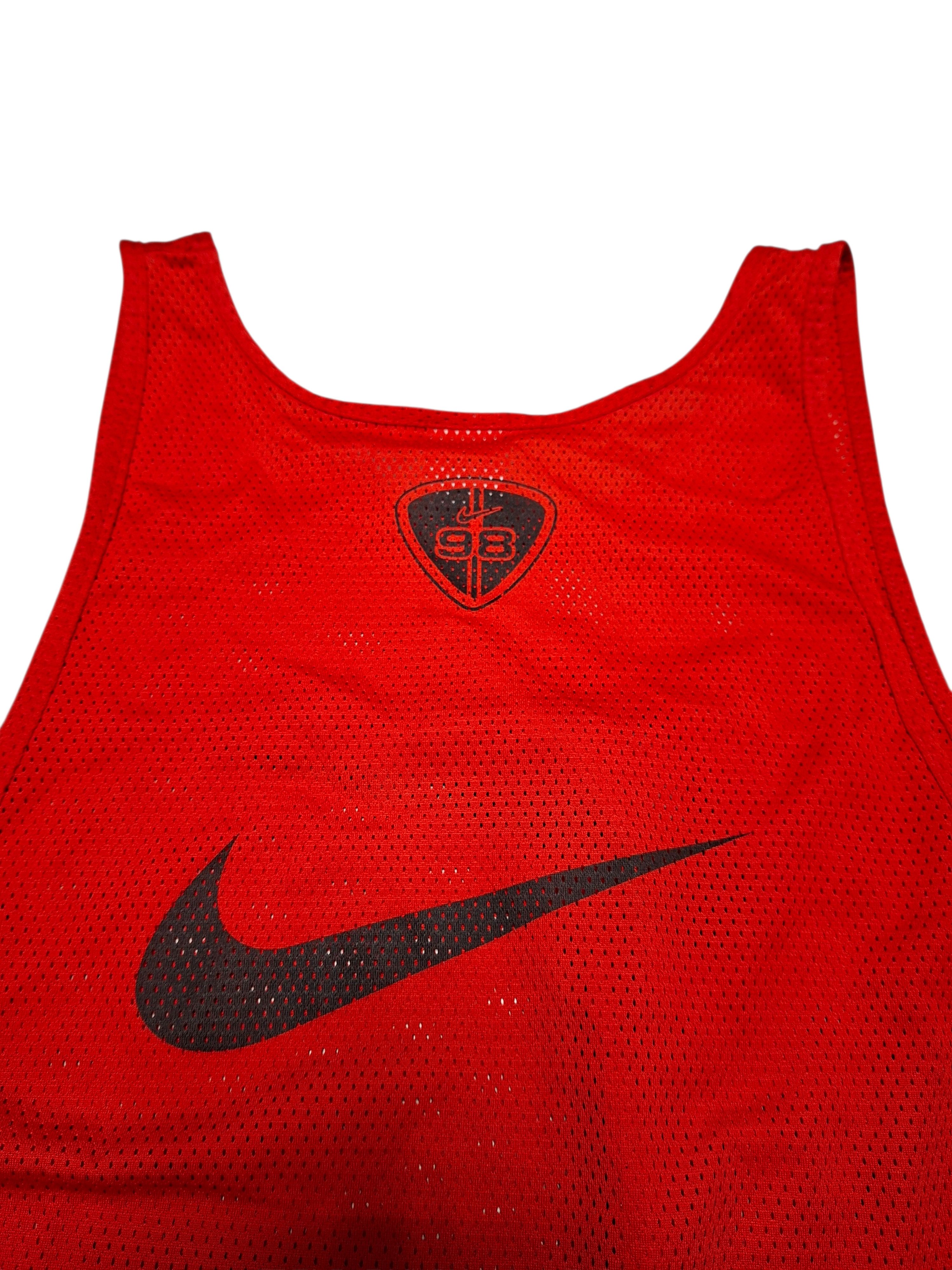 Nike NIKE VINTAGE 1998 SLEVELESS SOCCER JERSEY TEE Size US XL / EU 56 / 4 - 3 Thumbnail