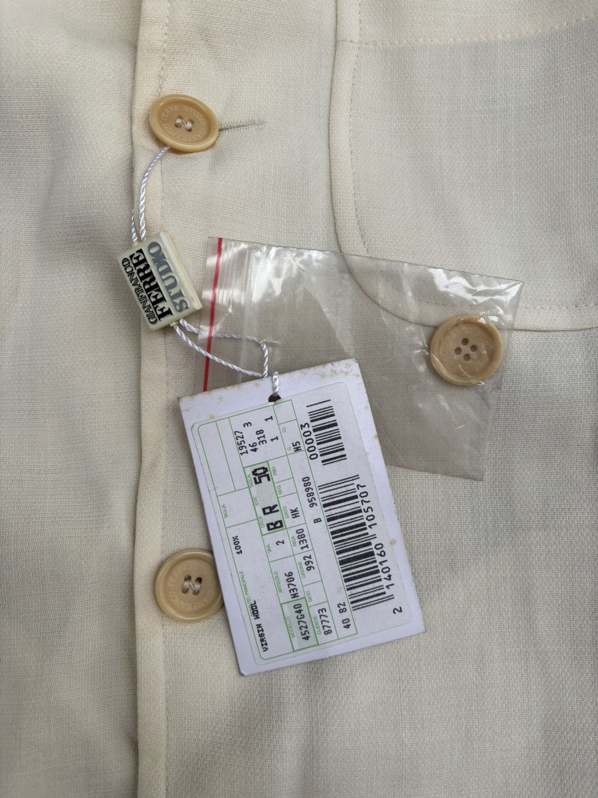 Gianfranco Ferre S/S 1992 Gianfranco Ferre Studio - Workwear Jacket Size US M / EU 48-50 / 2 - 4 Thumbnail