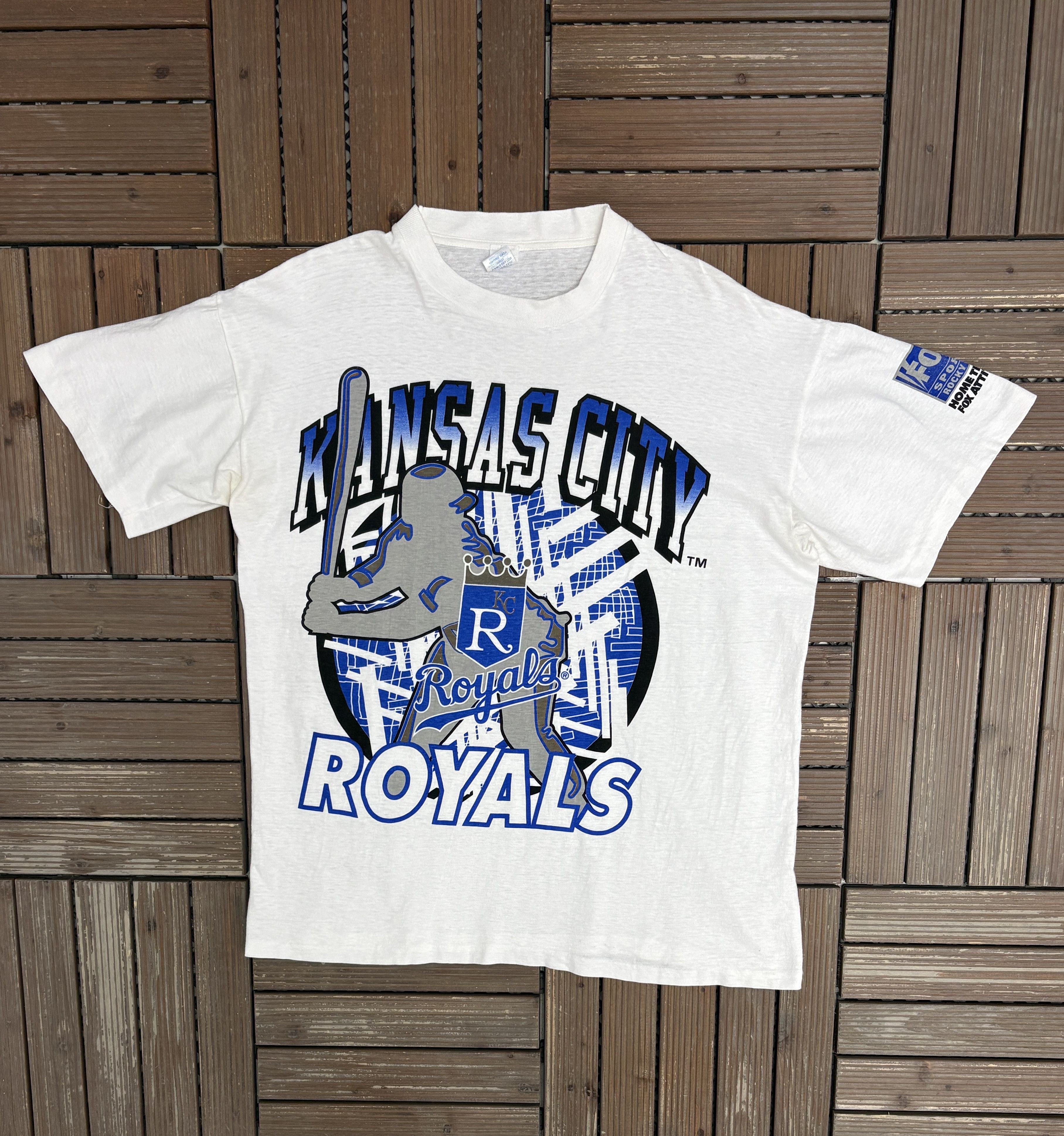 Vintage Kansas City Royals Vintage White T-Shirt Tee Size US XL / EU 56 / 4 - 1 Thumbnail