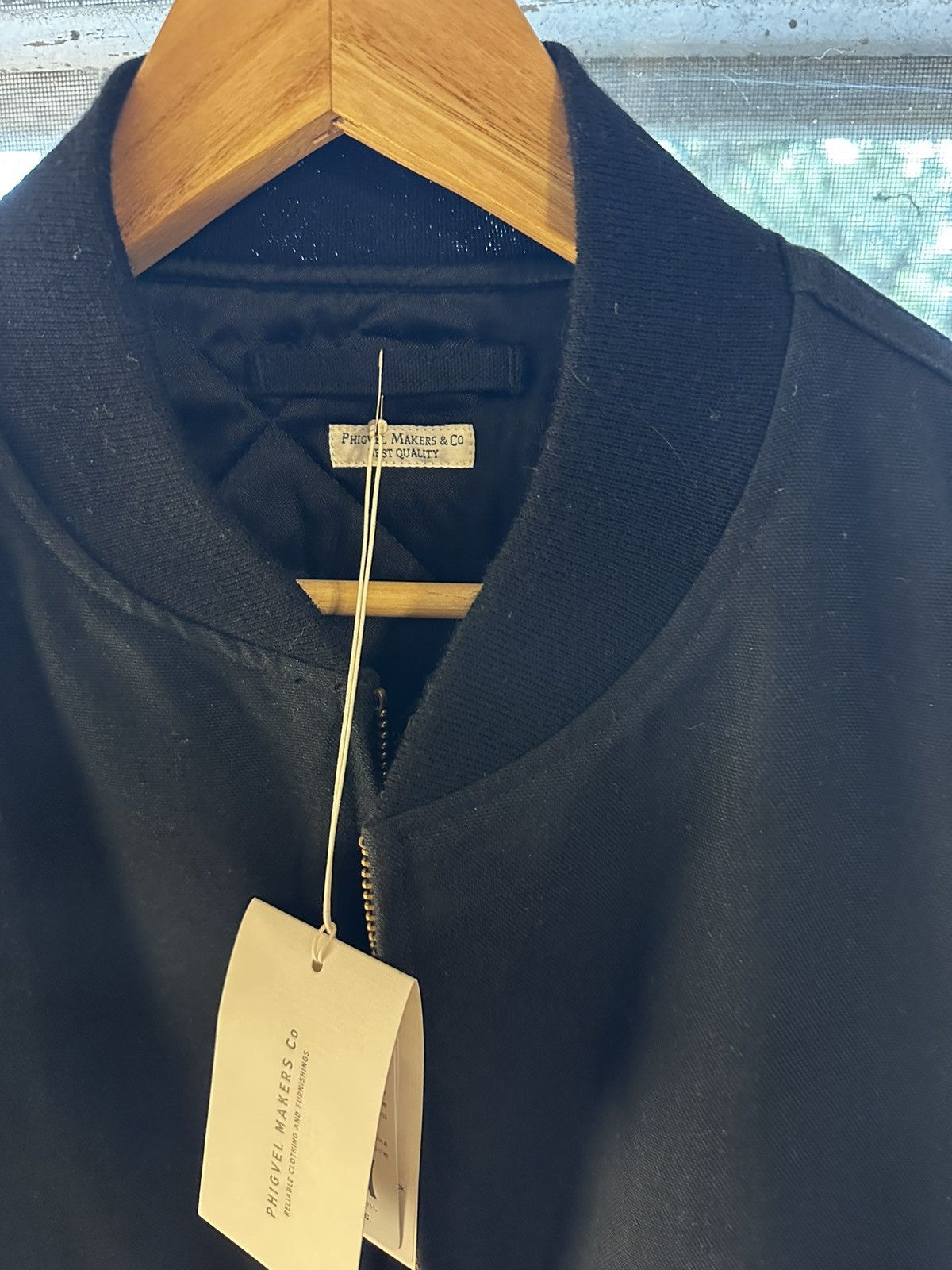 PHIGVEL MAKERS & Co. Duck Cloth Workaday Blouson Ink Black Size US L / EU 52-54 / 3 - 9 Thumbnail
