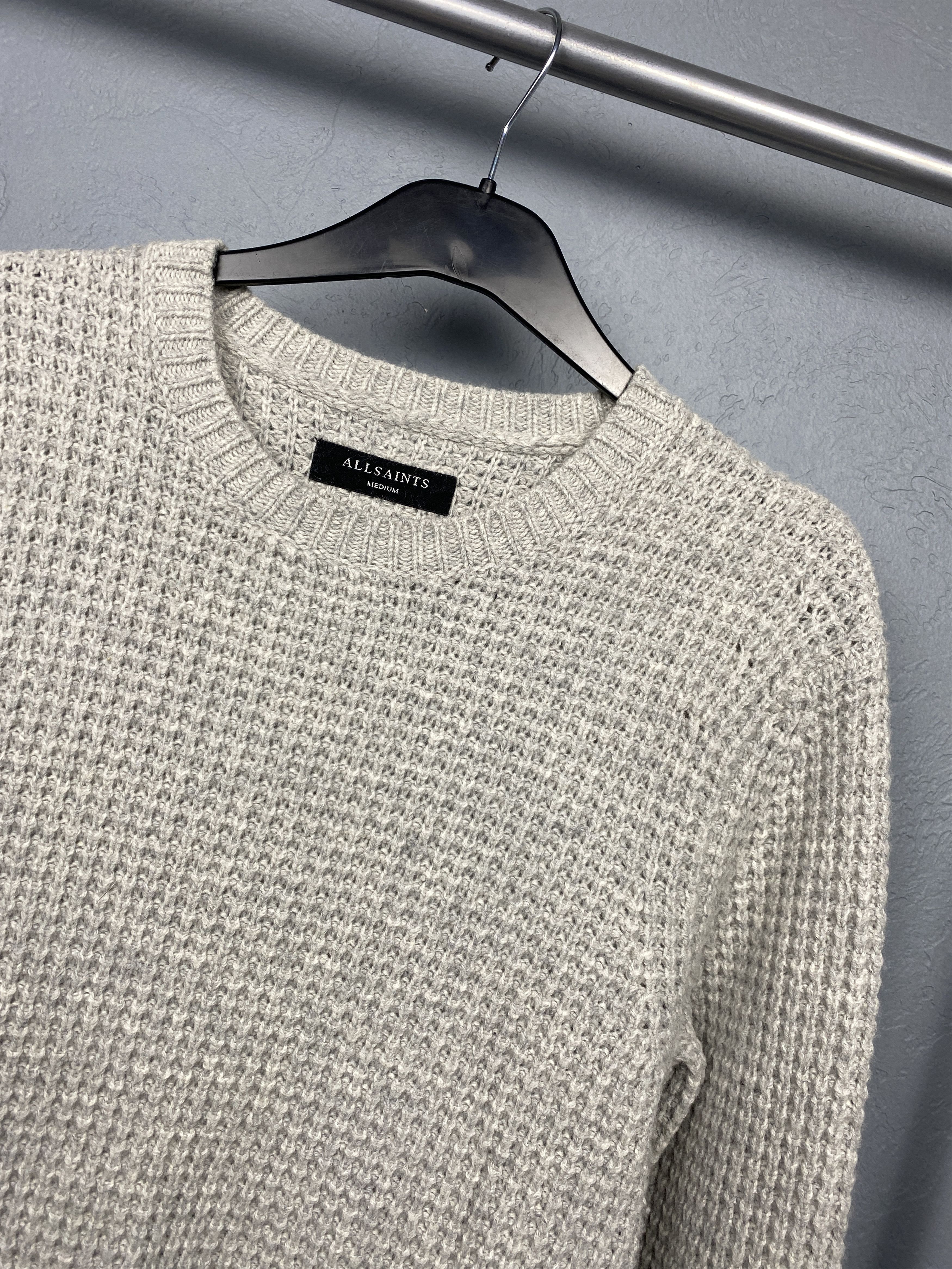 Allsaints Allsaints Tornn Crew Neck Mens Wool Knit Sweater Size US M / EU 48-50 / 2 - 2 Thumbnail