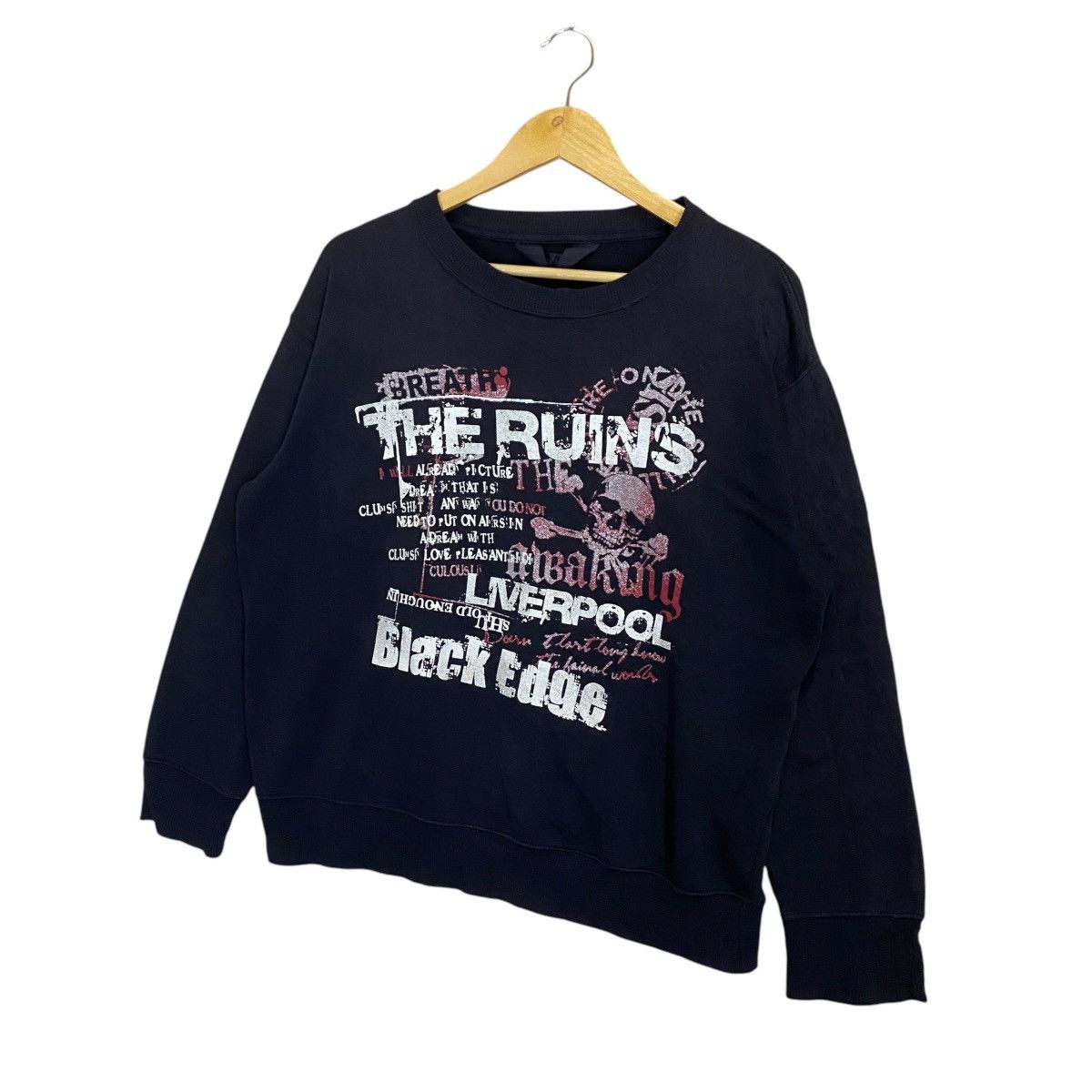 If Six Was Nine × Japanese Brand × Vintage The Run A Making Liverpool Black Edge Crewneck Sweatshirt Size US L / EU 52-54 / 3 - 3 Thumbnail