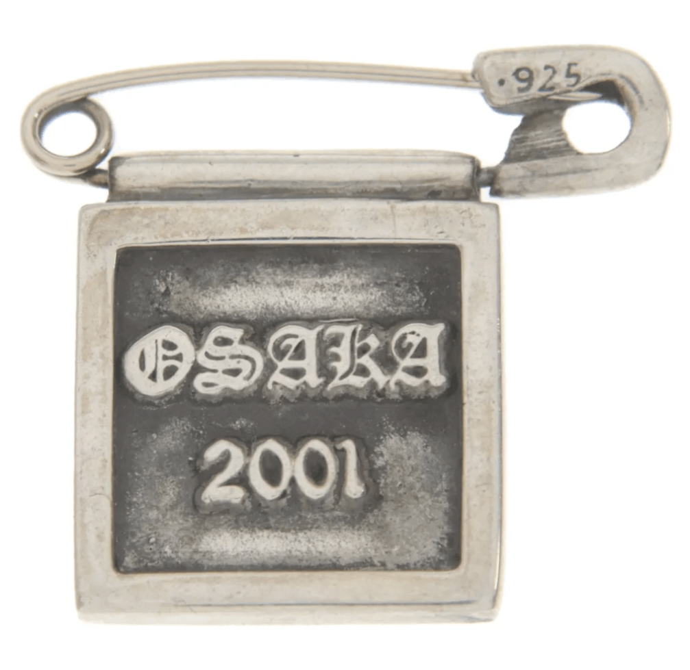 Chrome Hearts SAFETY PIN FRMD Osaka Limited Frame Pin Badge Silver Size ONE SIZE - 1 Thumbnail