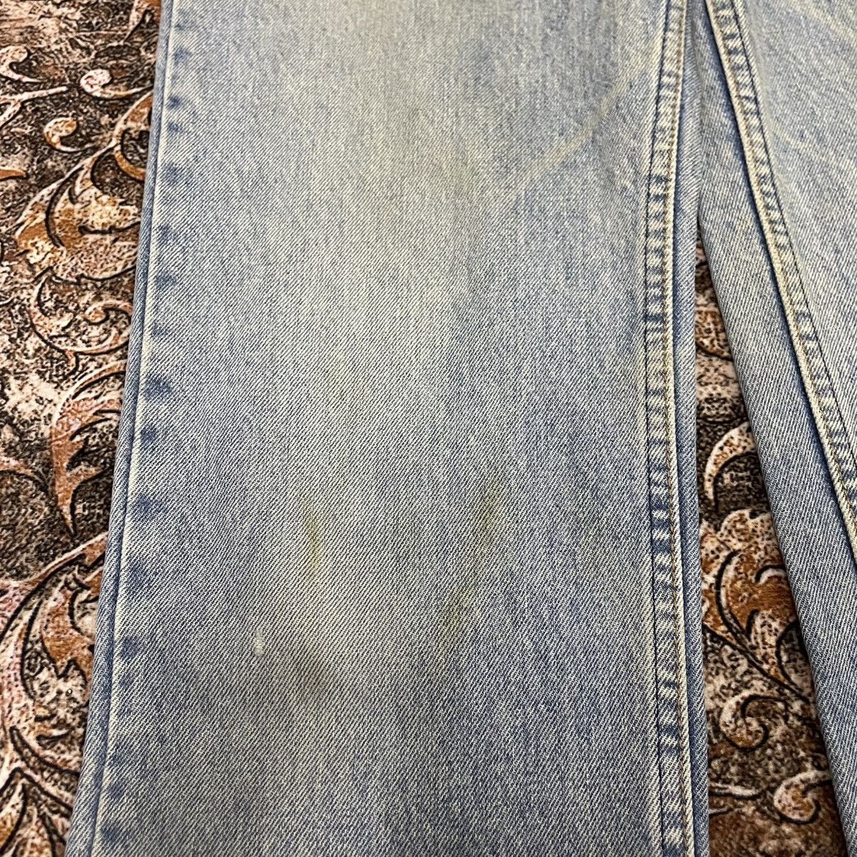 Edwin 🔥Vintage 80s Edwin USA Made Stoned Washed Dirty Denim Jeans Size US 29 - 9 Thumbnail