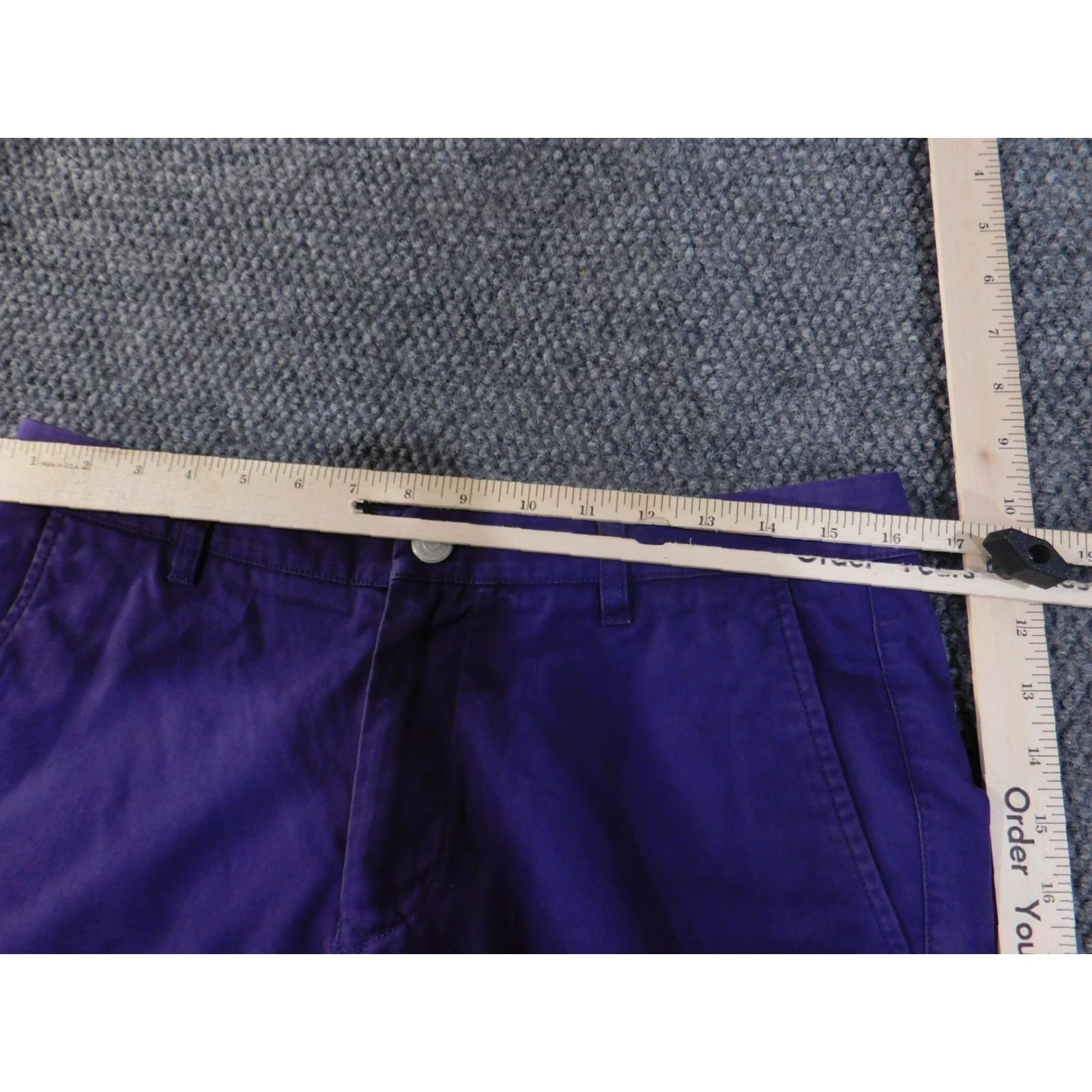Bonobos Bonobos Chino Pants Mens 31x34 Purple Straight Fit Casual Cotton Pants Size US 31 - 3 Thumbnail