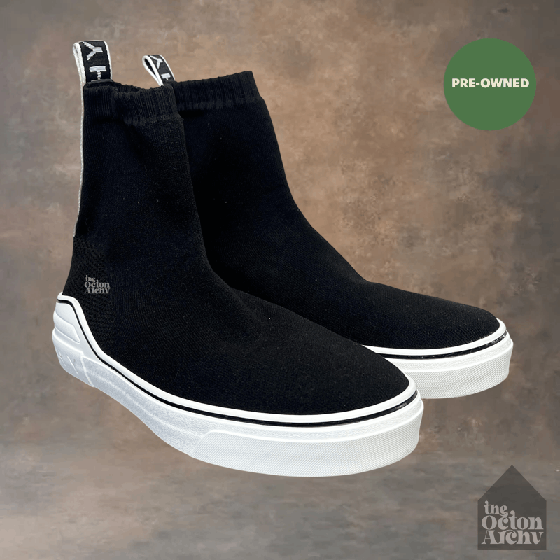 Givenchy Givenchy George V Knitted Sock Sneaker - Black Size US 9 / EU 42 - 1 Thumbnail