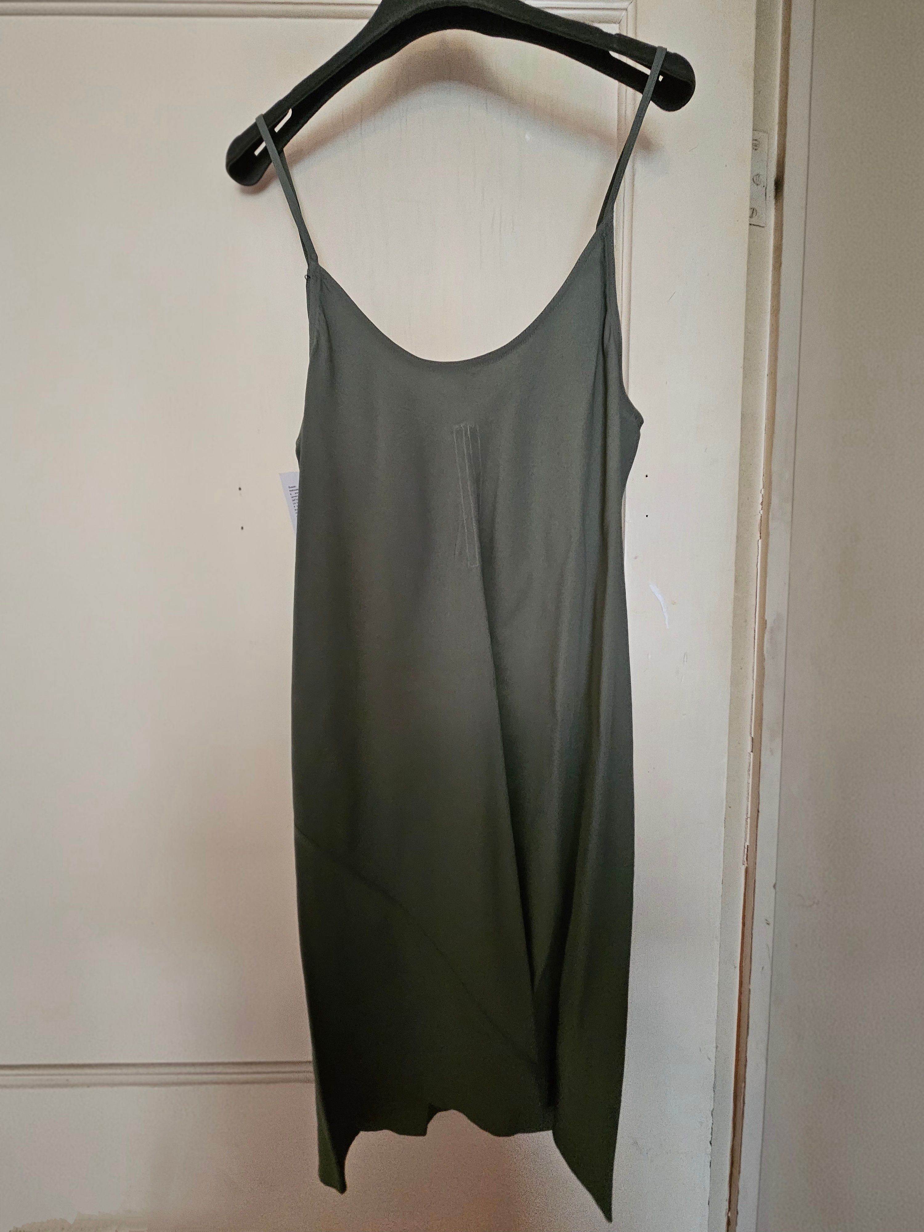 Rick Owens NWT Rick Owens Elegant Moss Green Slip Dress Size M / US 6-8 / IT 42-44 - 2 Thumbnail