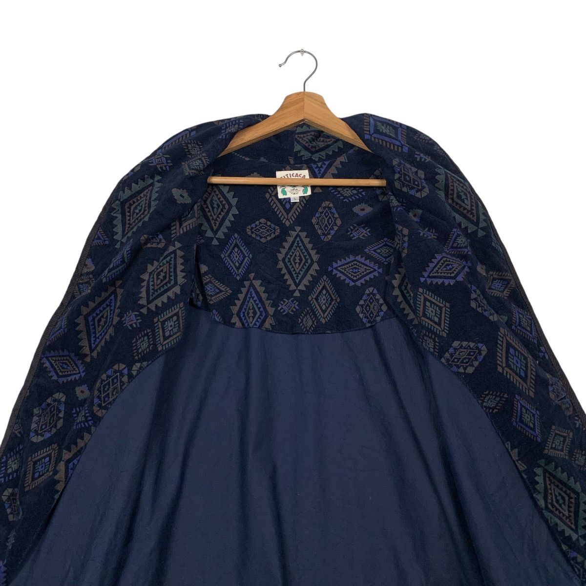 Japanese Brand TITICACA Motif Design Single Button Casual Jacket #2248-C99 Size US L / EU 52-54 / 3 - 12 Thumbnail