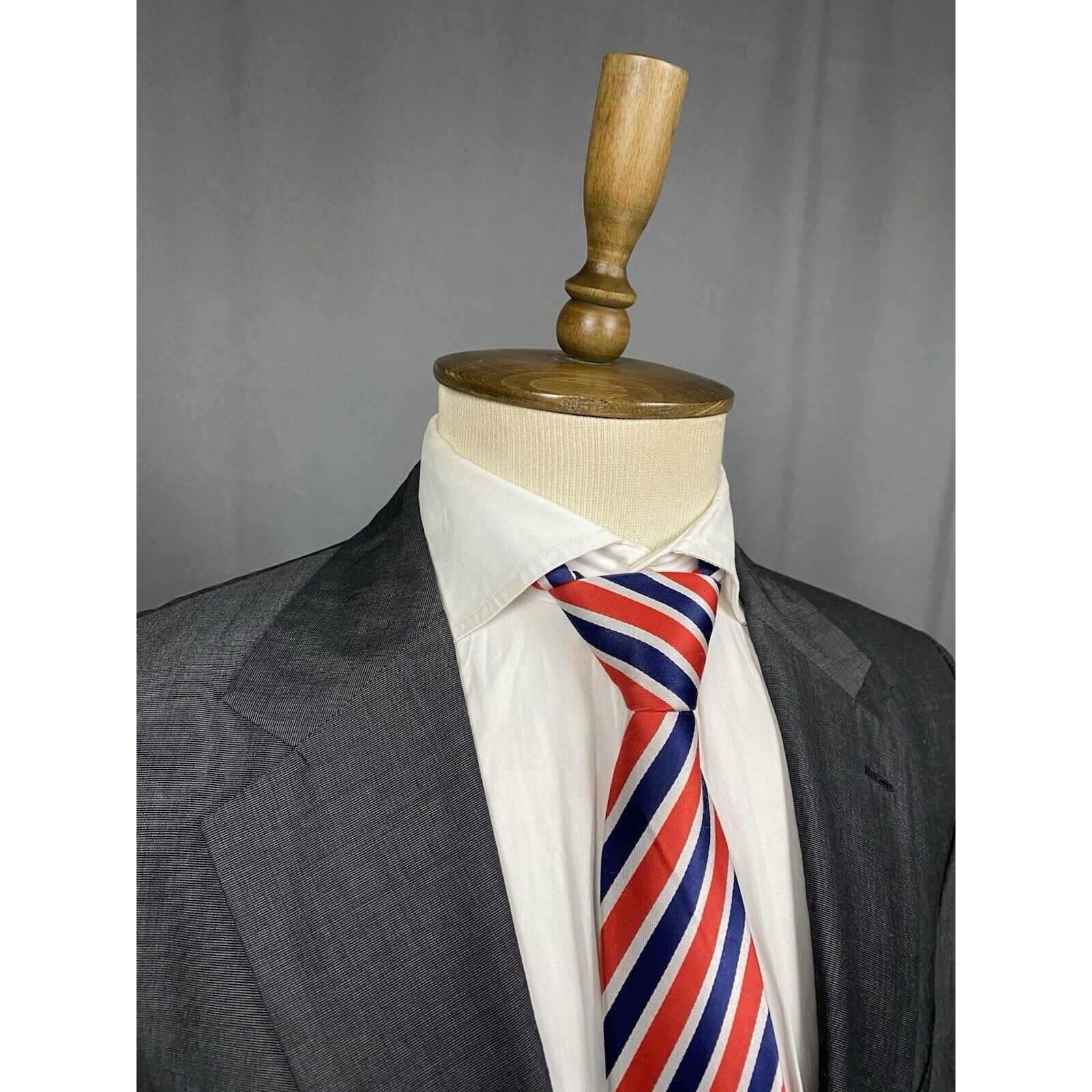 Prada Prada Men's Gray Wool Blazer Sportcoat Jacket Size 52R Size 52R - 6 Thumbnail