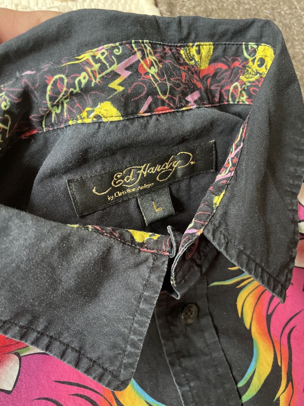 Ed Hardy ED HARDY GRAPHIC LONG SLEEVE Size US L / EU 52-54 / 3 - 3 Thumbnail
