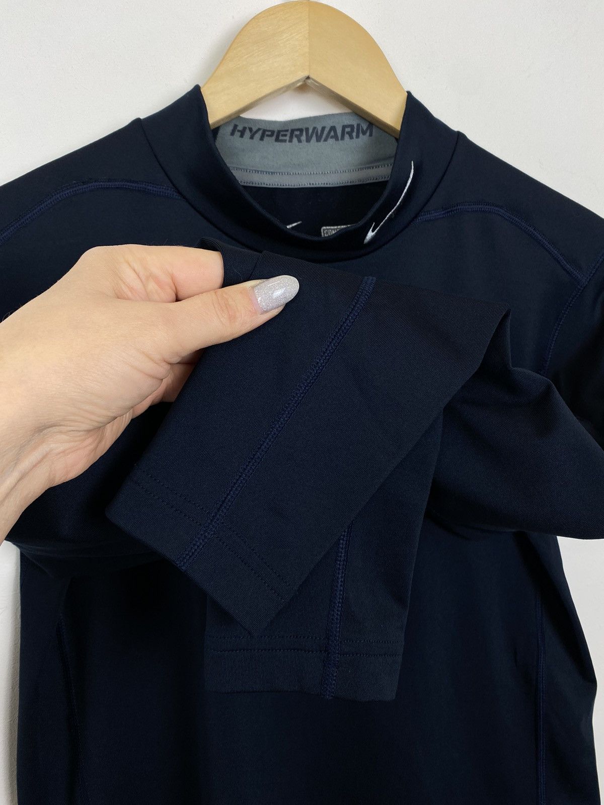 Nike Nike Pro Combat Hyperwarm Compression Rash Guard Shirt Top Size US M / EU 48-50 / 2 - 4 Thumbnail