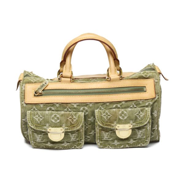 Louis Vuitton Neo Speedy Monogram Denim Mini Boston Riken Handbag