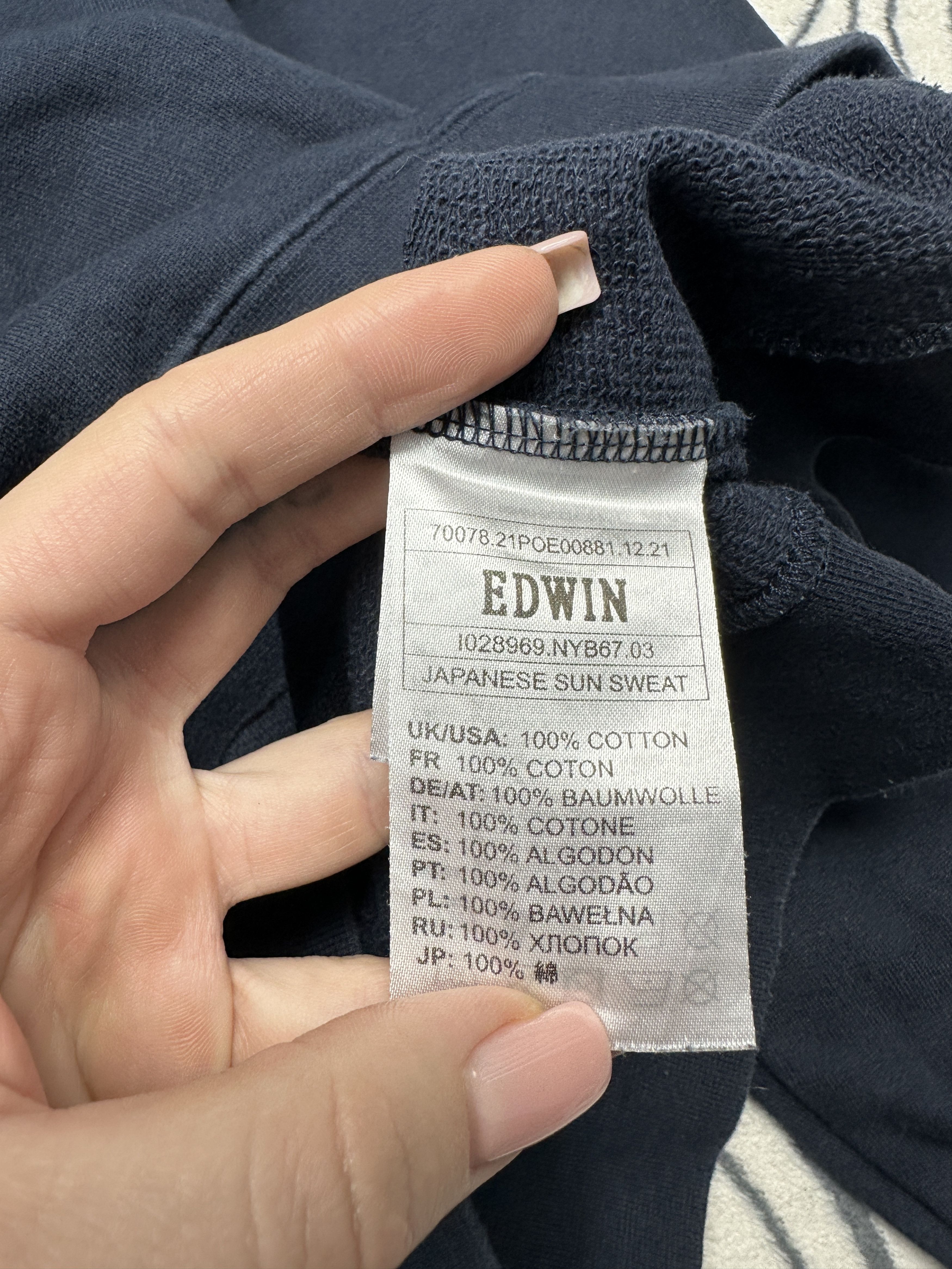 Edwin Edwin Mens Japanese Sun Crew Neck Sweatshirt Size US S / EU 44-46 / 1 - 5 Thumbnail