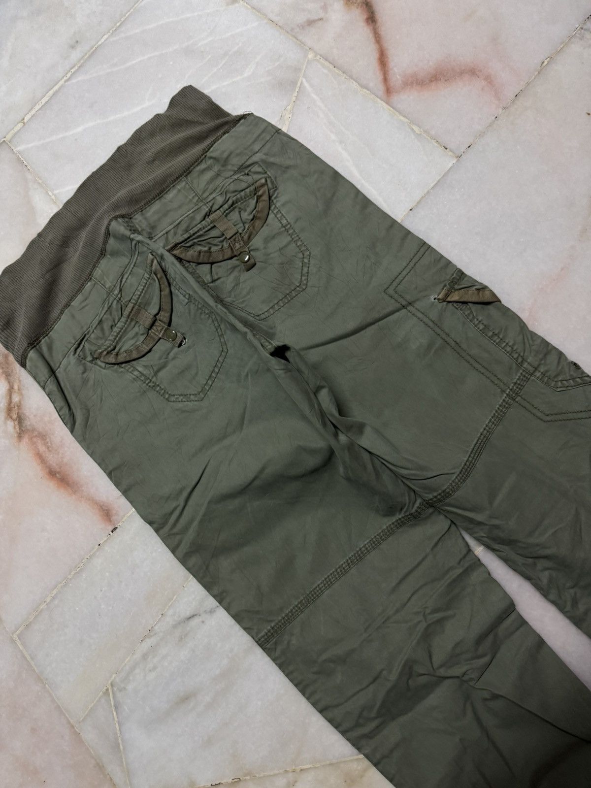 GOA GOA STYLE CARGO BONDAGE PARACHUTE GREEN BY GAP Size US 28 / EU 44 - 14 Thumbnail