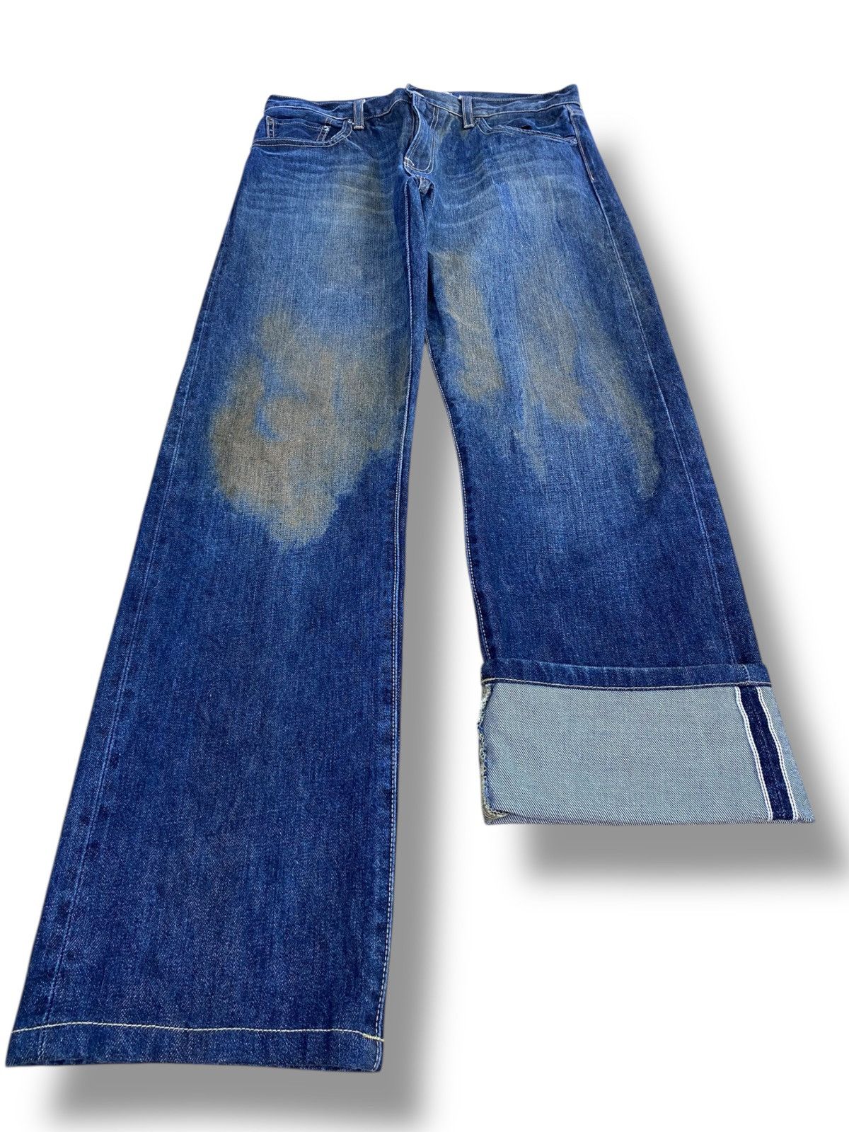 Uniqlo Uniqlo X Selvedge Rusty Wash Style Loose Jeans Size US 32 / EU 48 - 1 Thumbnail