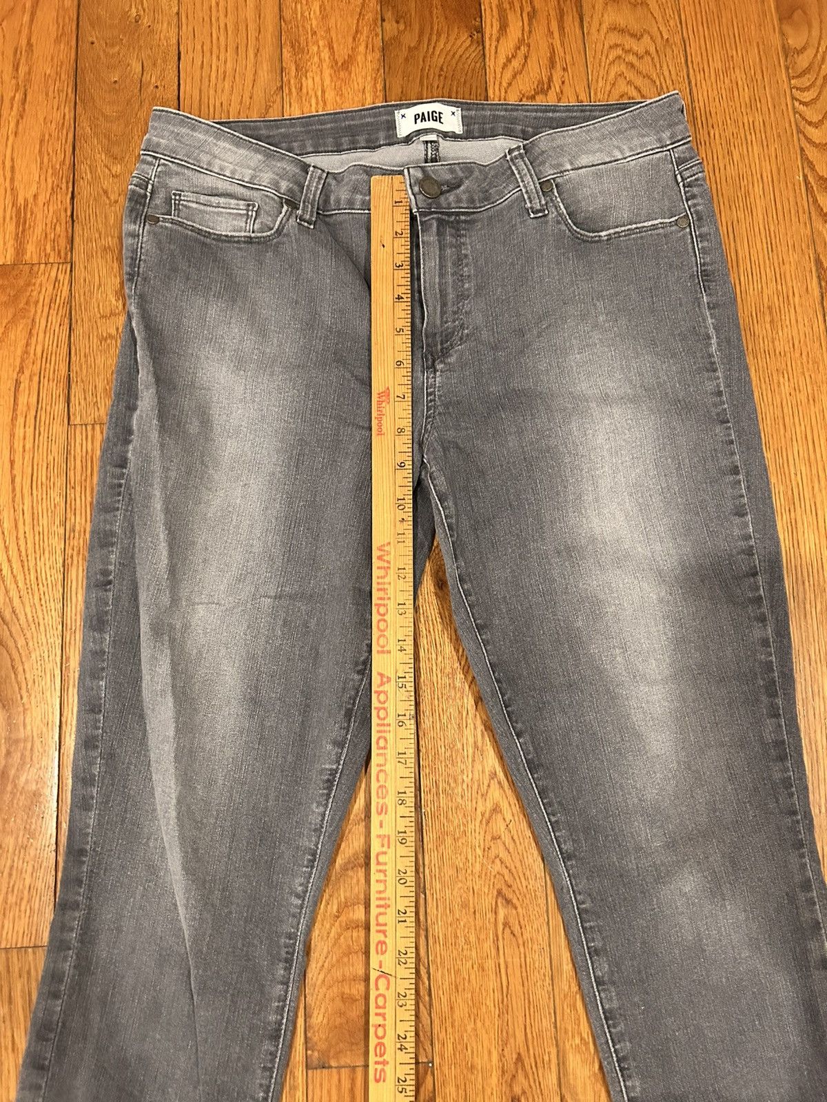 Paige Vintage Paige Jeans Verdugo Ankle Zip Stretch Womens Size 32 Size 32" / US 10 / IT 46 - 4 Thumbnail